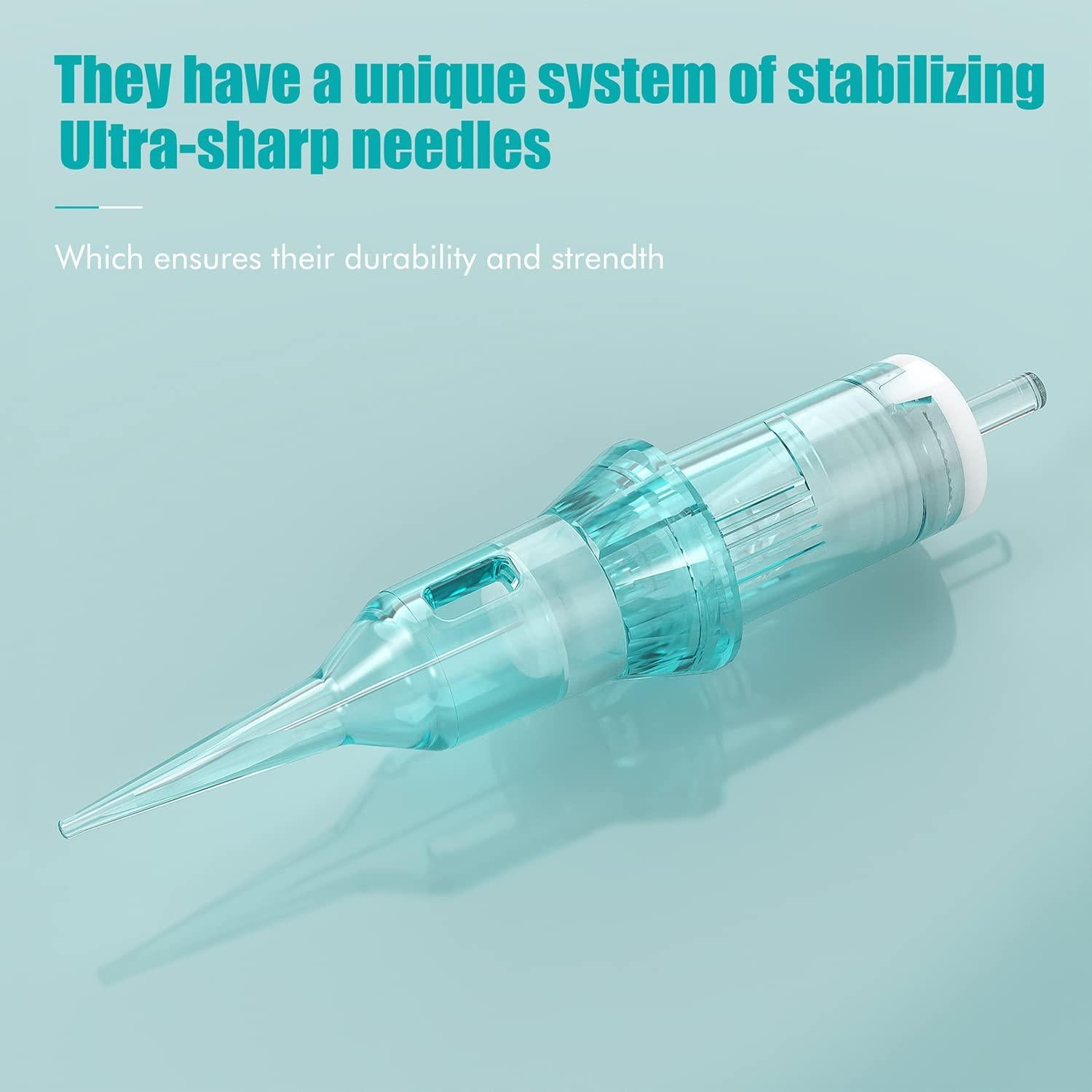 Agujas de Tatuaje TATELF 1RL 0.25mm Cartucho 20PCS