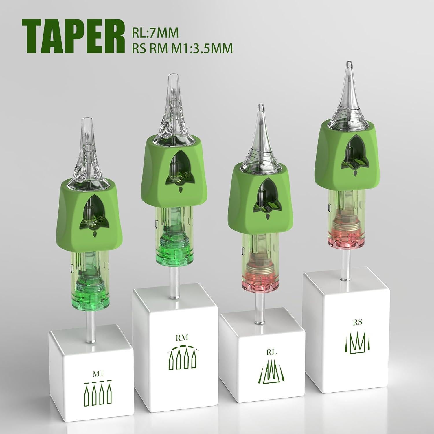 Agujas de Cartucho de Tatuaje Wormhole 50pcs Mezcla 3RL-11M1