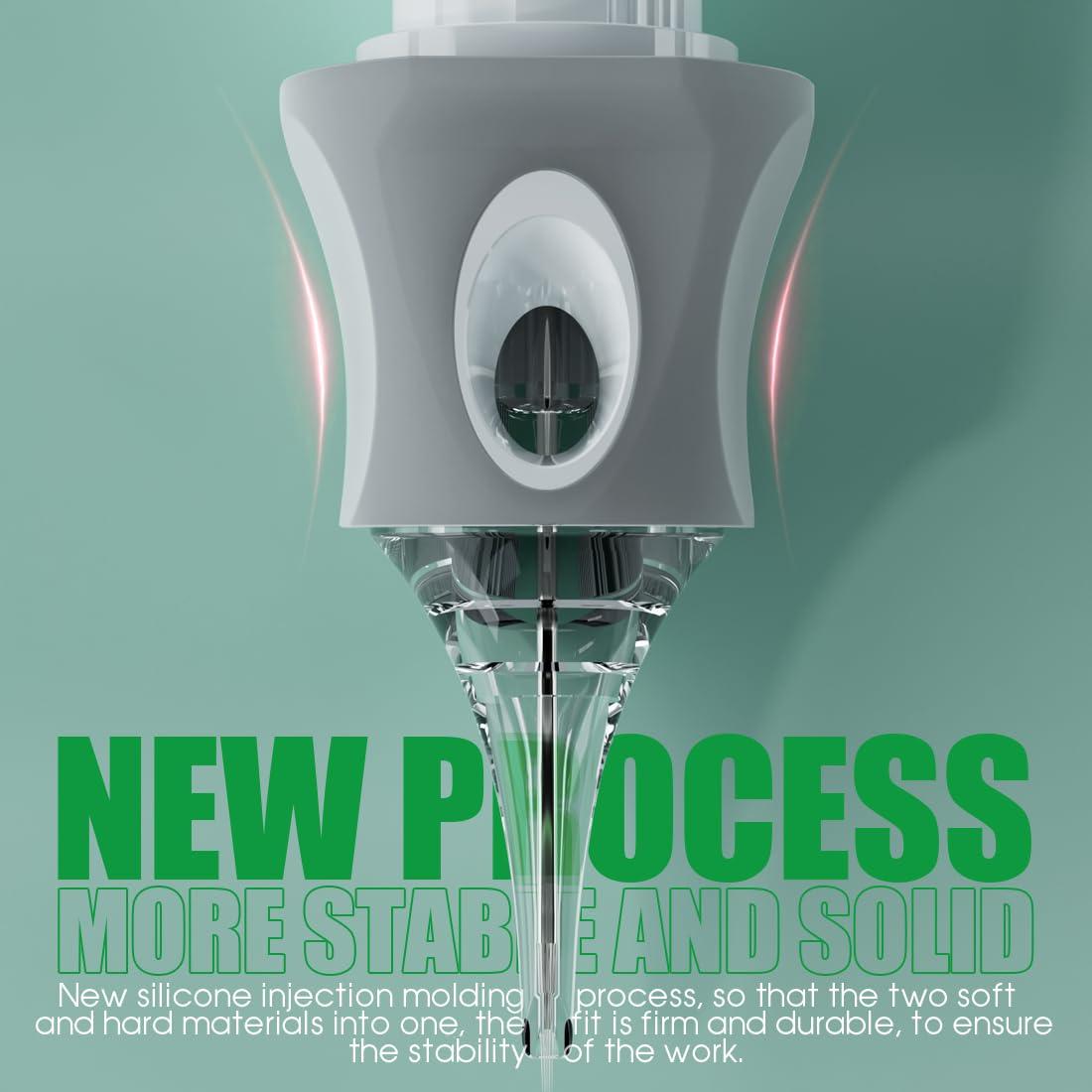 Cartuchos de Agujas de Tatuaje Dragonhawk Glide 50 Unidades 1003RL