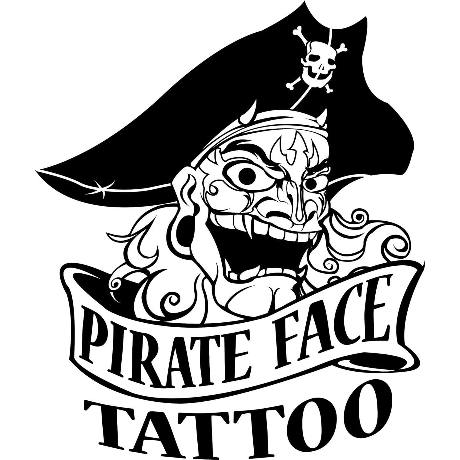 100 Agujas de Tatuaje Profesional Tatuaje de Cara Pirata