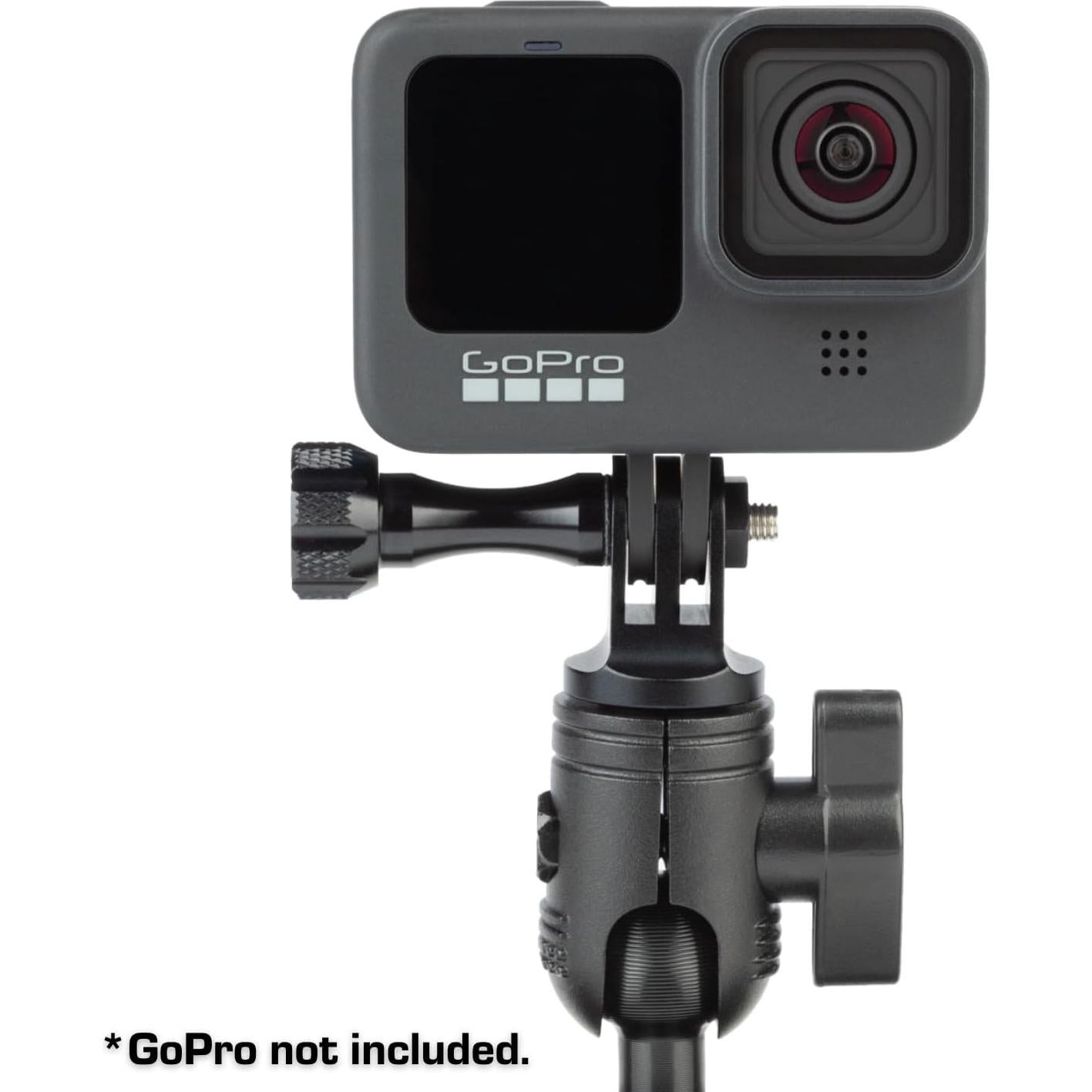 Dash Mount Camera Holder Compatible with GoPro - Attaches to 20mm Mounting Ball