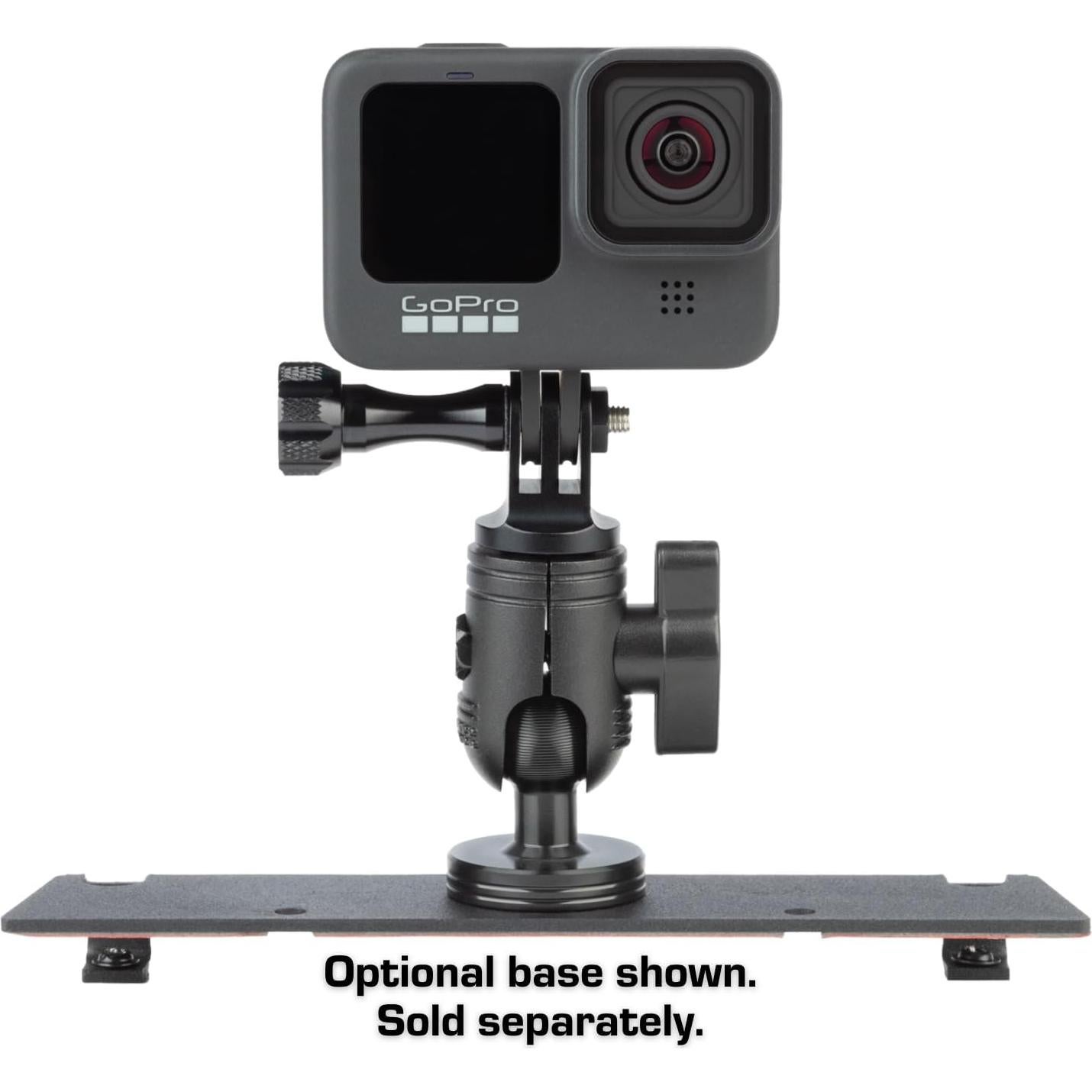 Dash Mount Camera Holder Compatible with GoPro - Attaches to 20mm Mounting Ball