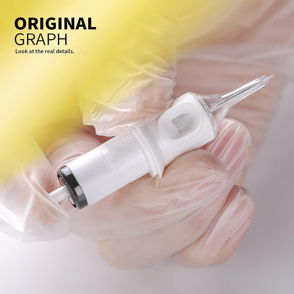 Agujas de Cartucho para Tatuajes HAWINK 20pcs Mixtas