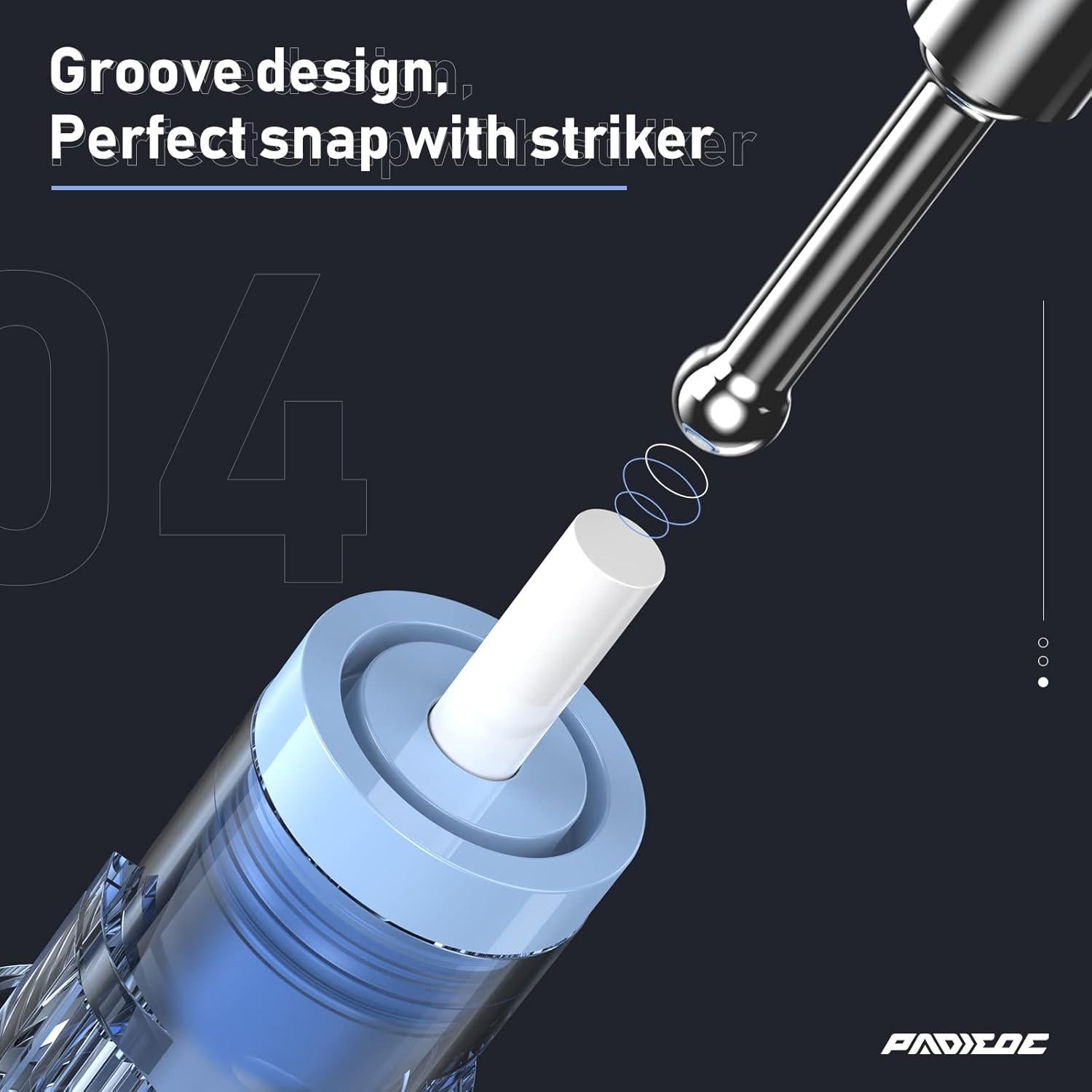 Agujas de Cartucho para Tatuaje 20pcs 1203RL HANGZHOU