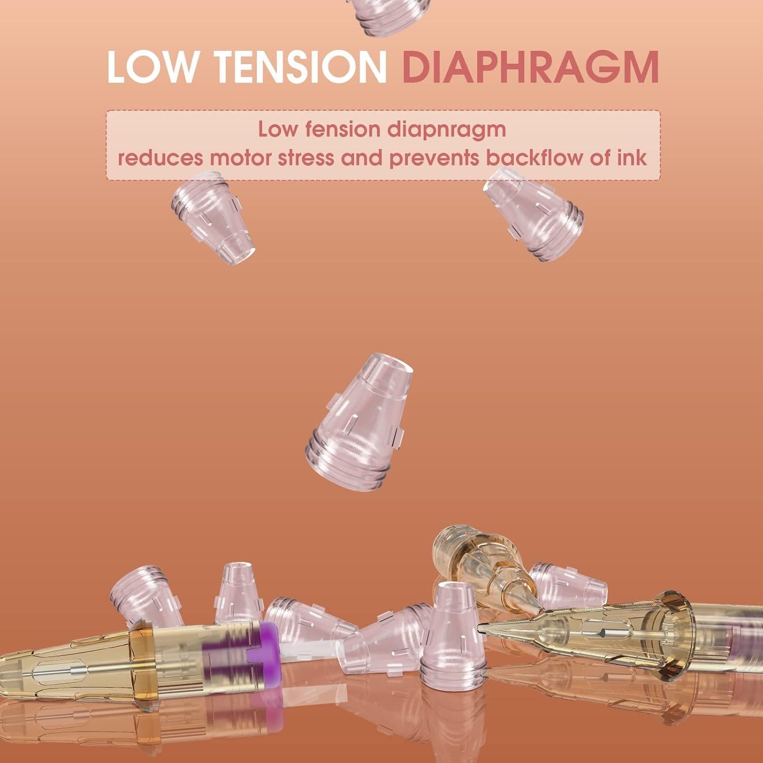 Agujas de Cartucho de Tatuaje INKin 0.35mm Liner Permanente 20Pcs