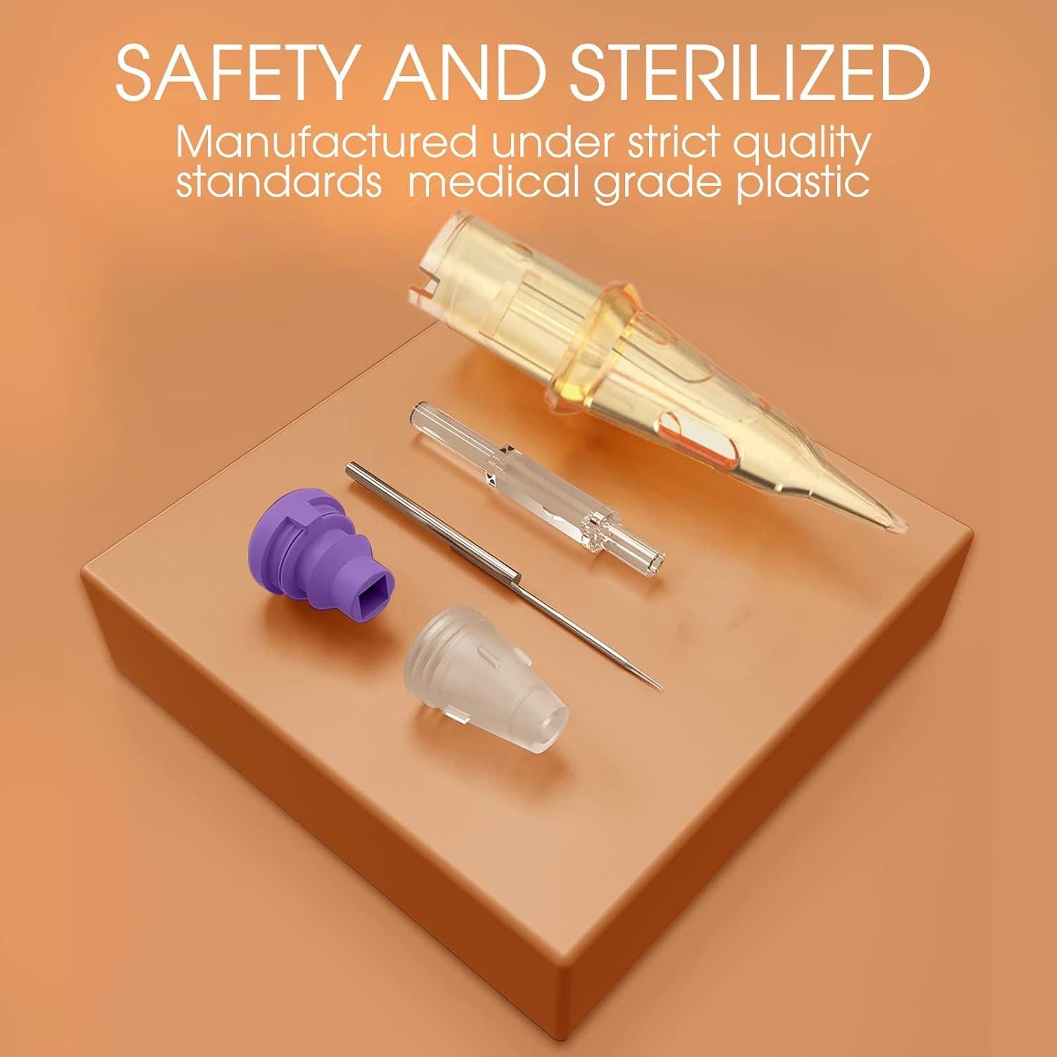 Agujas de Cartucho de Tatuaje INKin 0.35mm Liner Permanente 20Pcs