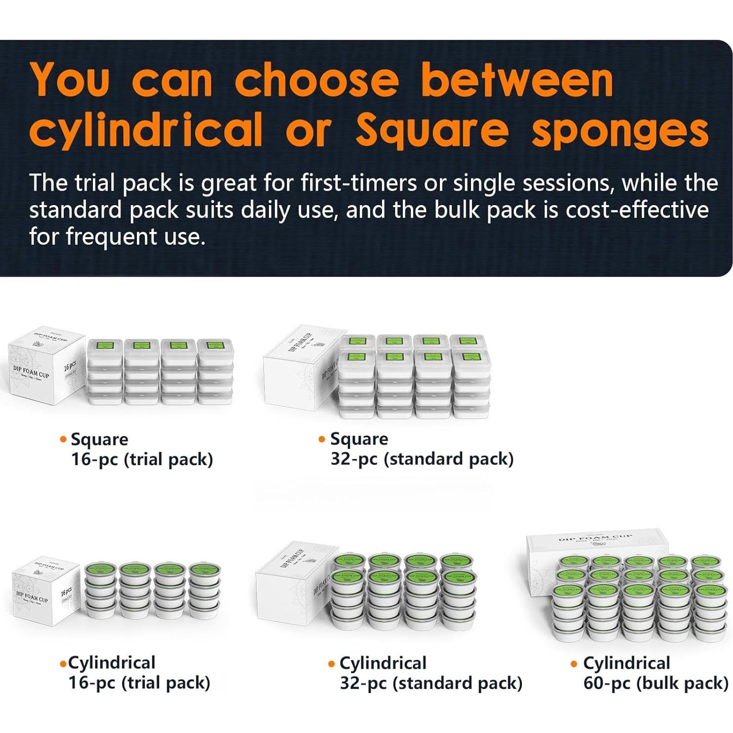 Tazas de espuma desechables ZHOOGE 16 Pcs para tatuajes