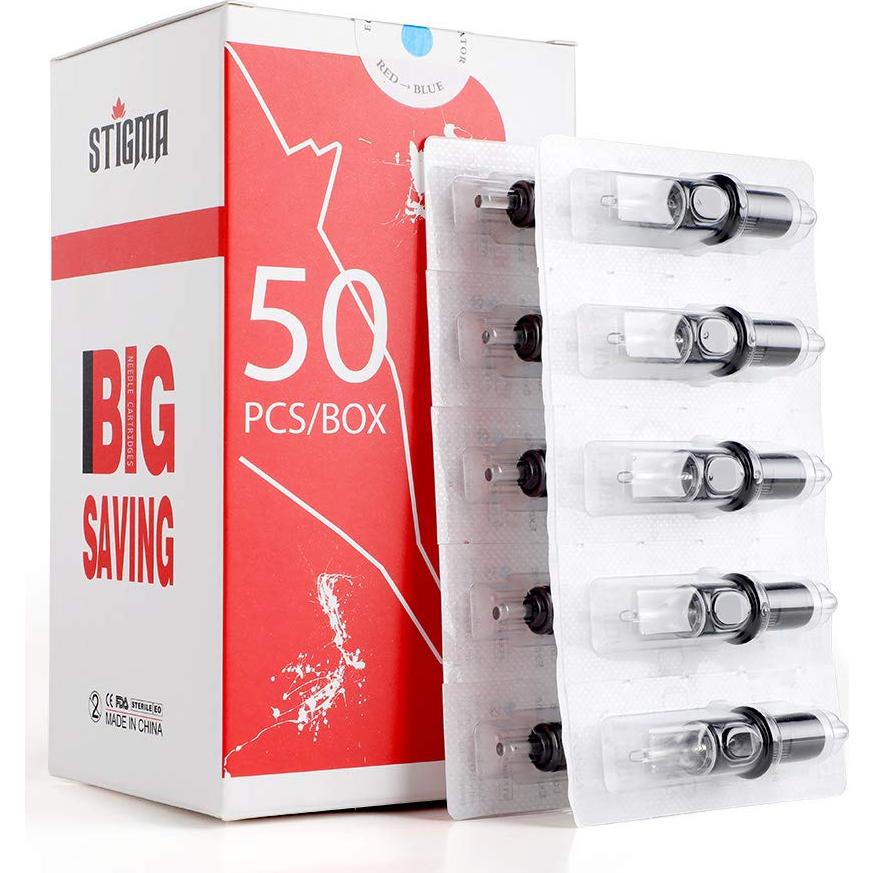 Cartuchos de Agujas de Tatuaje Stigma EN05 1201RL 50Pcs