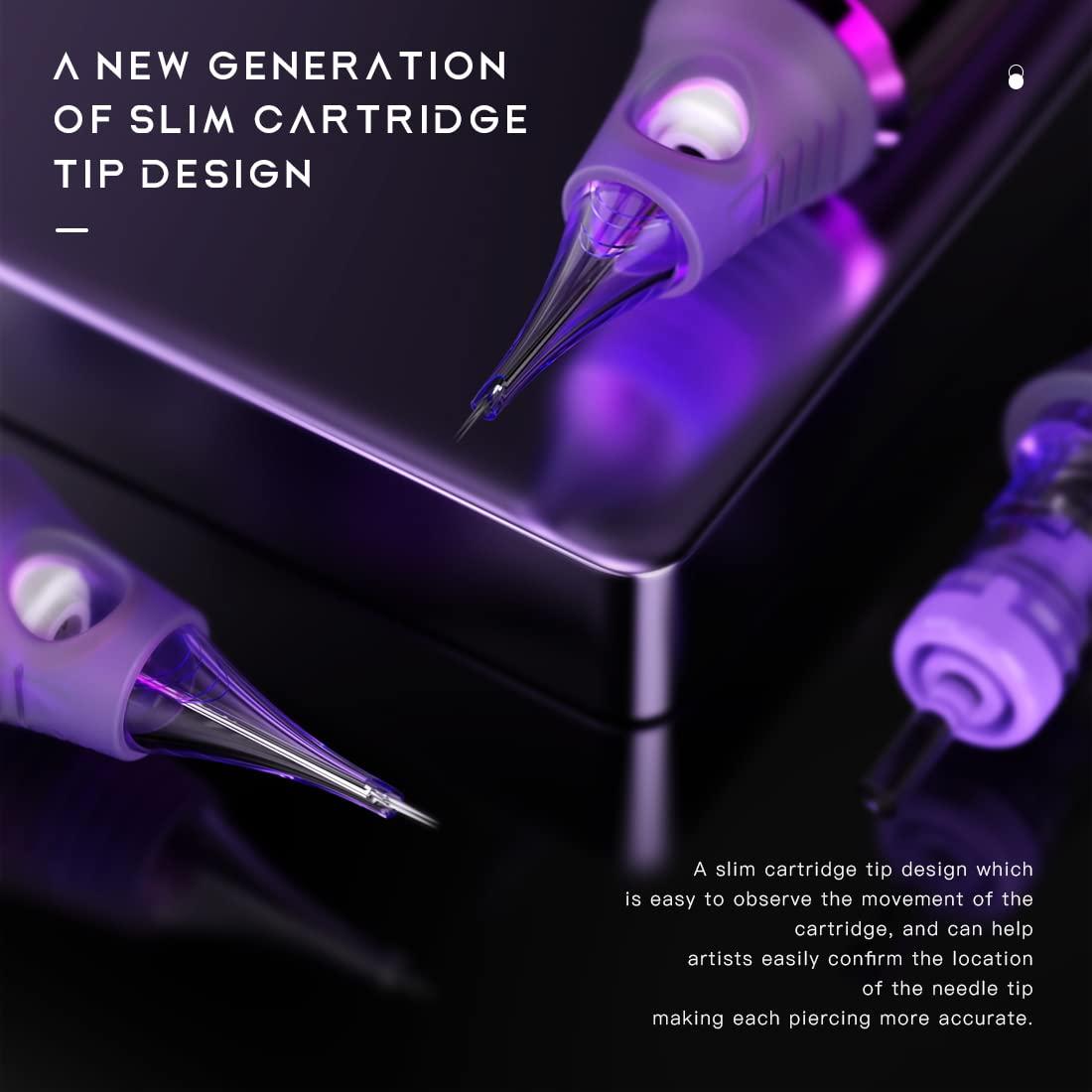 Cartuchos de Agujas de Tatuaje Mast Cyber 1001RL - 20 Piezas