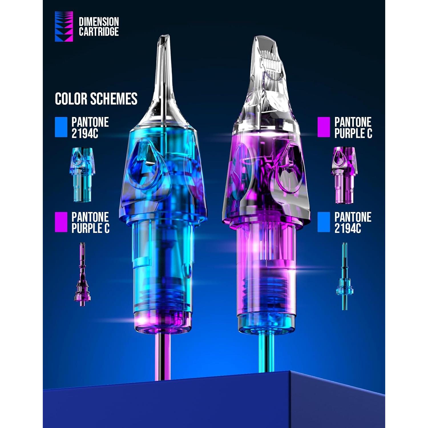 Agujas de Cartucho de Tatuaje CNC 30pcs Variadas #10 #12 RM