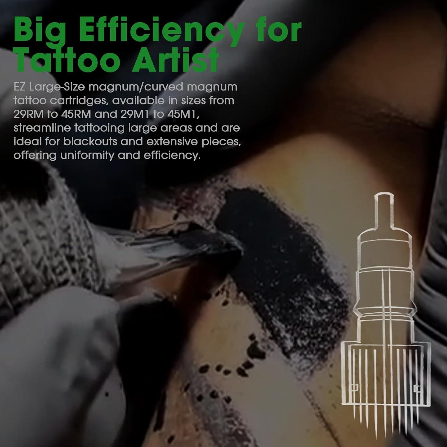 Agujas de Cartucho Magnum EZ EPIC #12 para Tatuaje - 8 Pcs