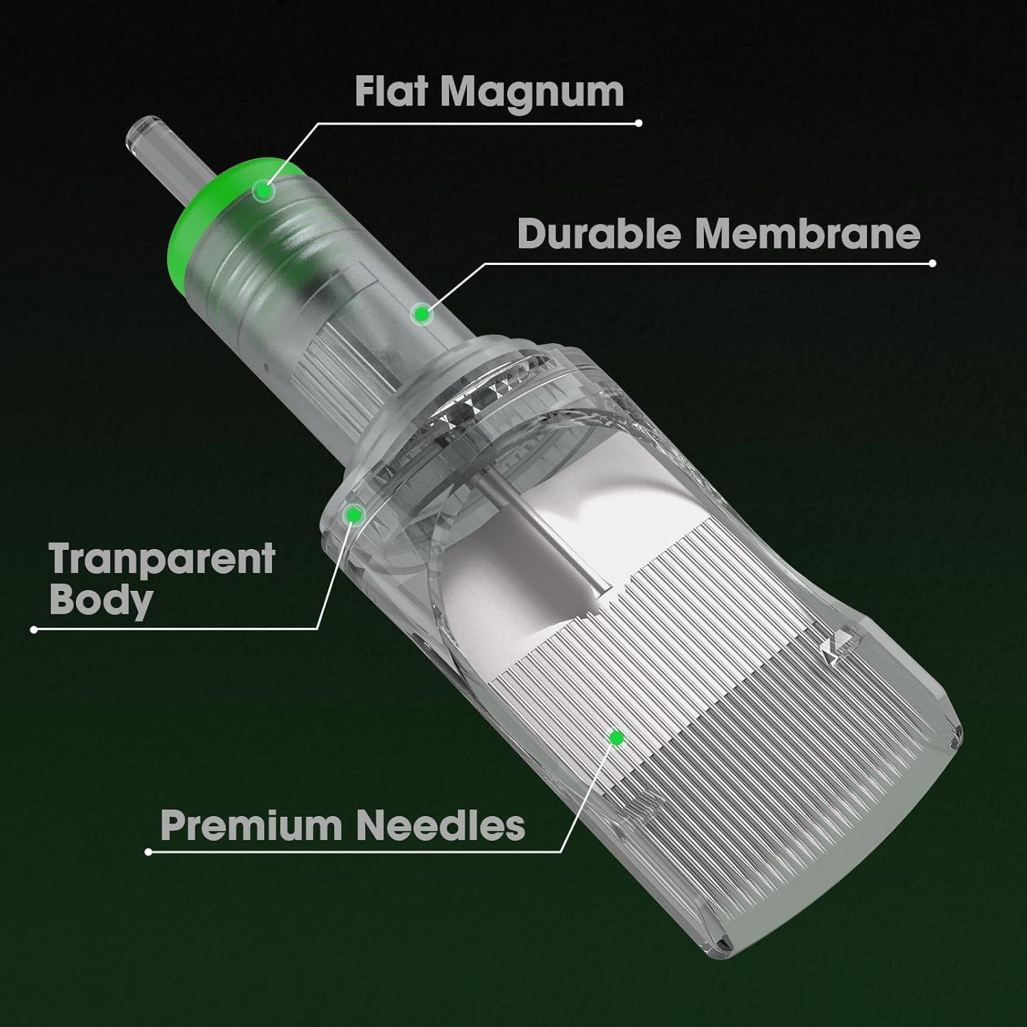 Agujas de Cartucho Magnum EZ EPIC #12 para Tatuaje - 8 Pcs