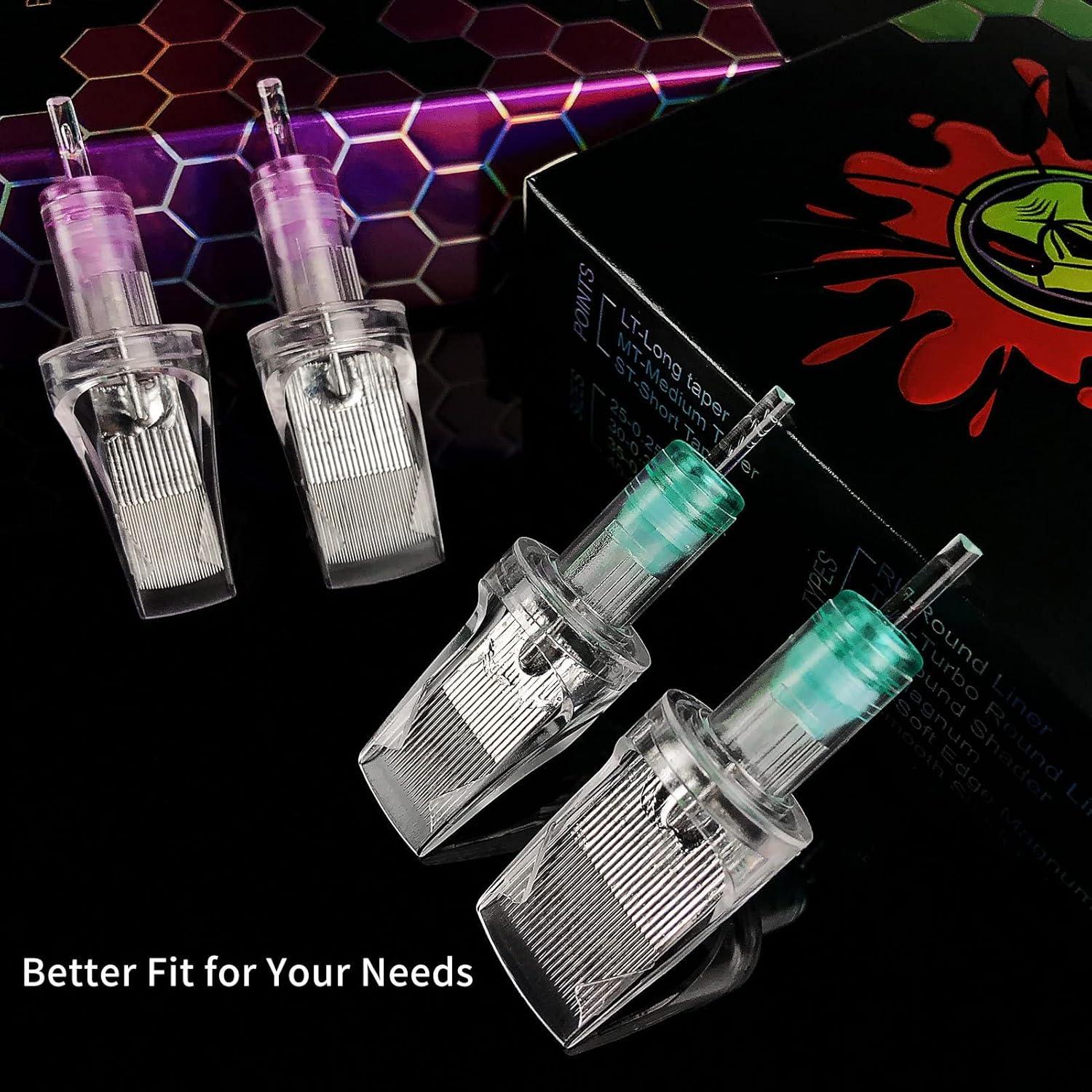 Agujas de Cartucho de Tatuaje Magnum Grande BIGWASP 12PCS 1235M1