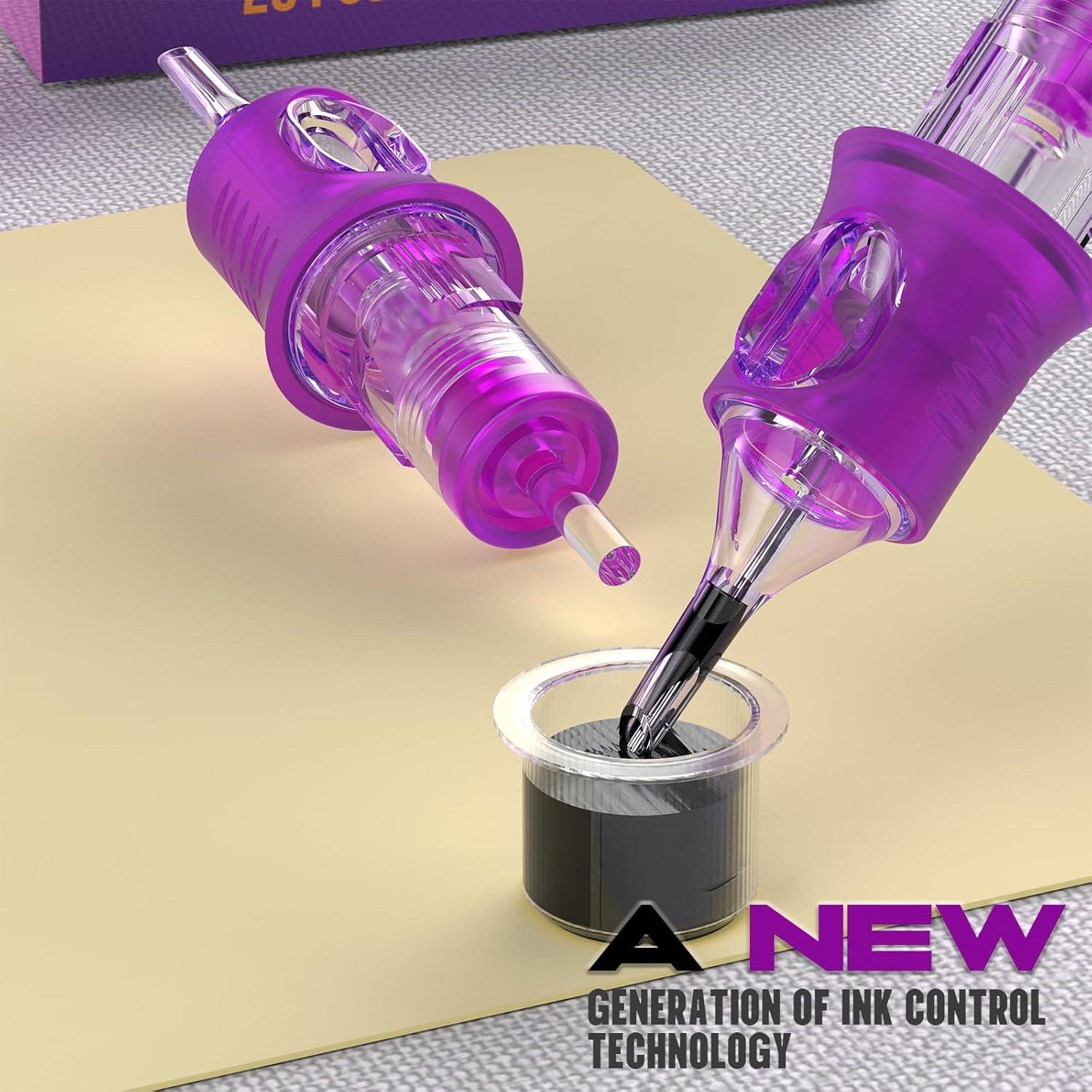 Agujas de Cartucho de Tatuaje Wormhole 20pcs 3RL Desechables