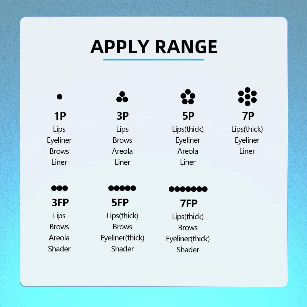 Agujas de Tatuaje Permanente Charme Princesse 20pcs 0.30mm