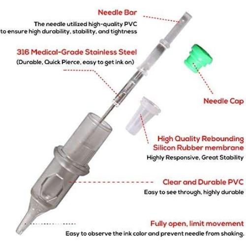 Agujas de Cartucho de Tatuaje One Tattoo World 50pcs #12