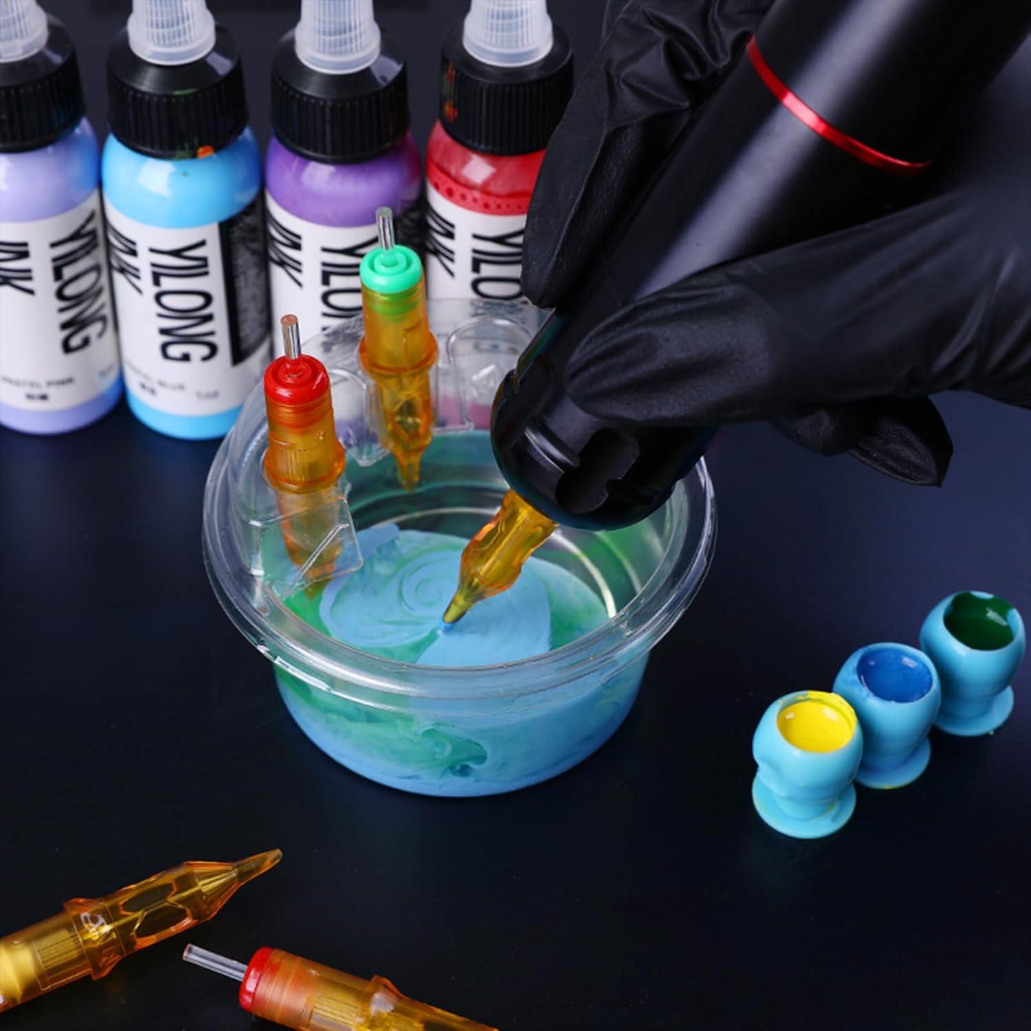 20 Tazas de Colmena Desechables para Agujas de Tatuaje Willaudy