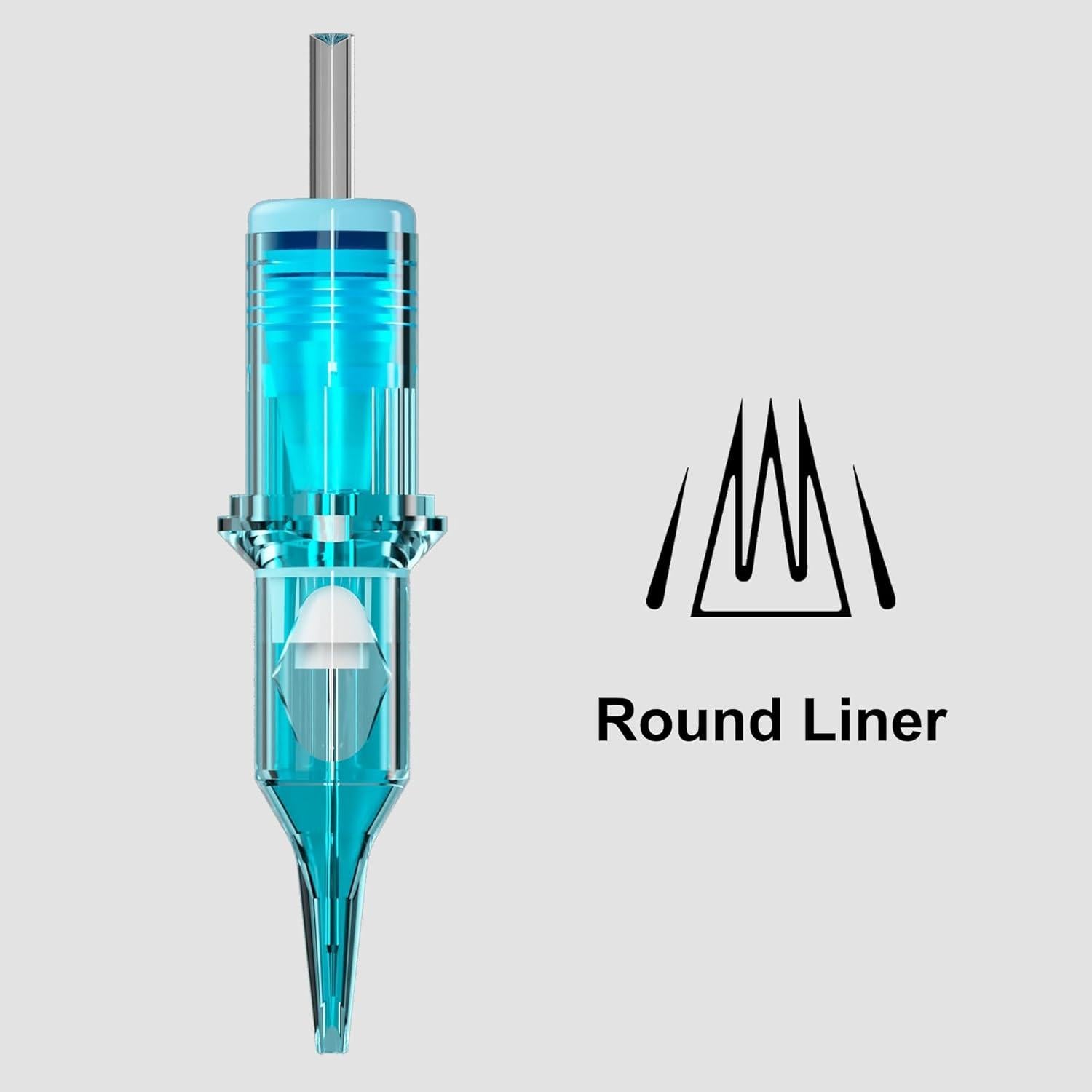 Agujas de Tatuaje BIGWASP X Cartucho 1003RL 20Pcs 0.30mm