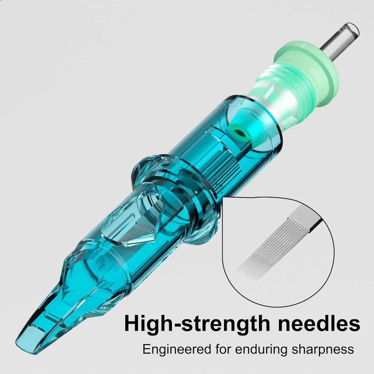 Agujas de Tatuaje BIGWASP X Cartucho 1003RL 20Pcs 0.30mm