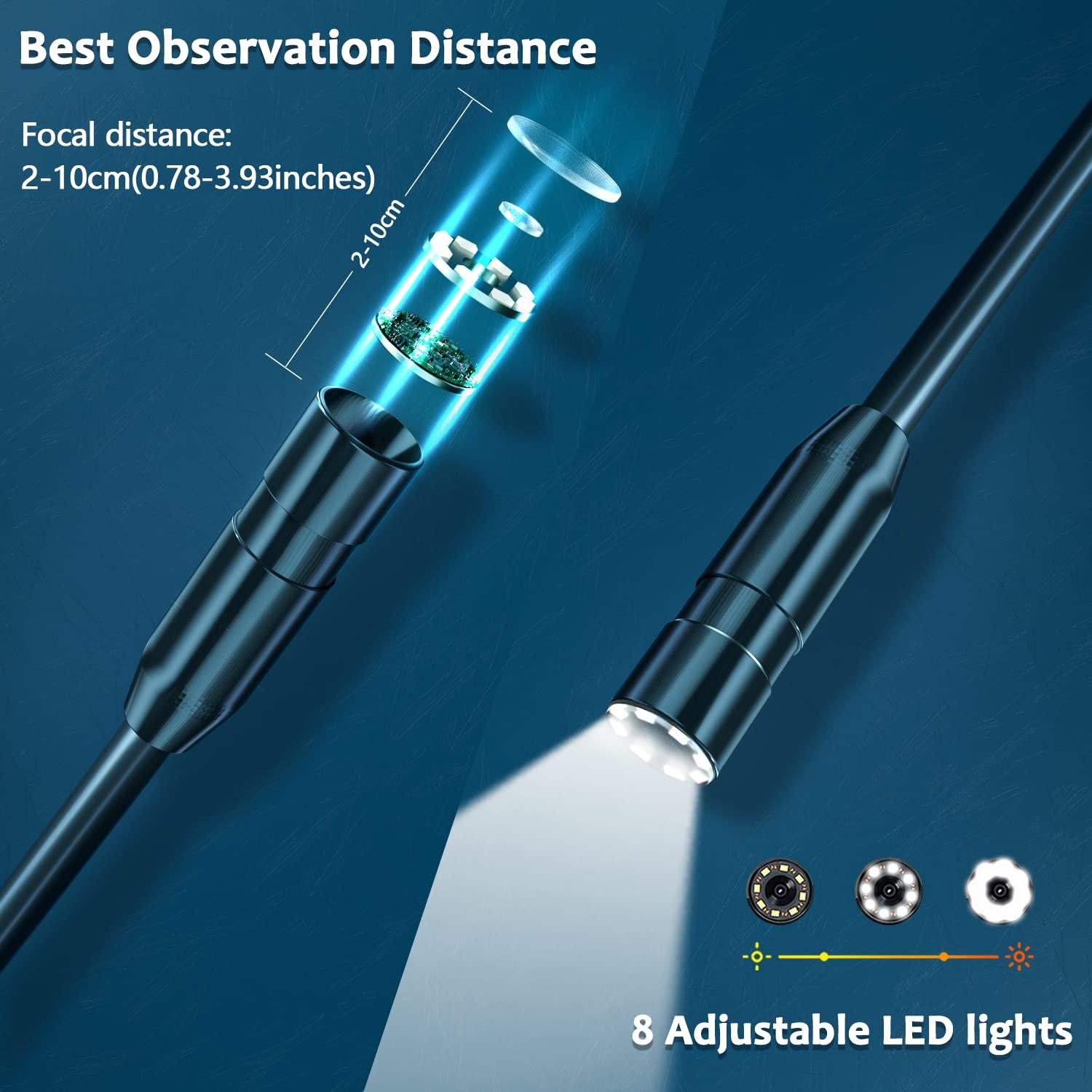 Cámara Endoscópica SKYBASIC C20 5M HD con Luz LED