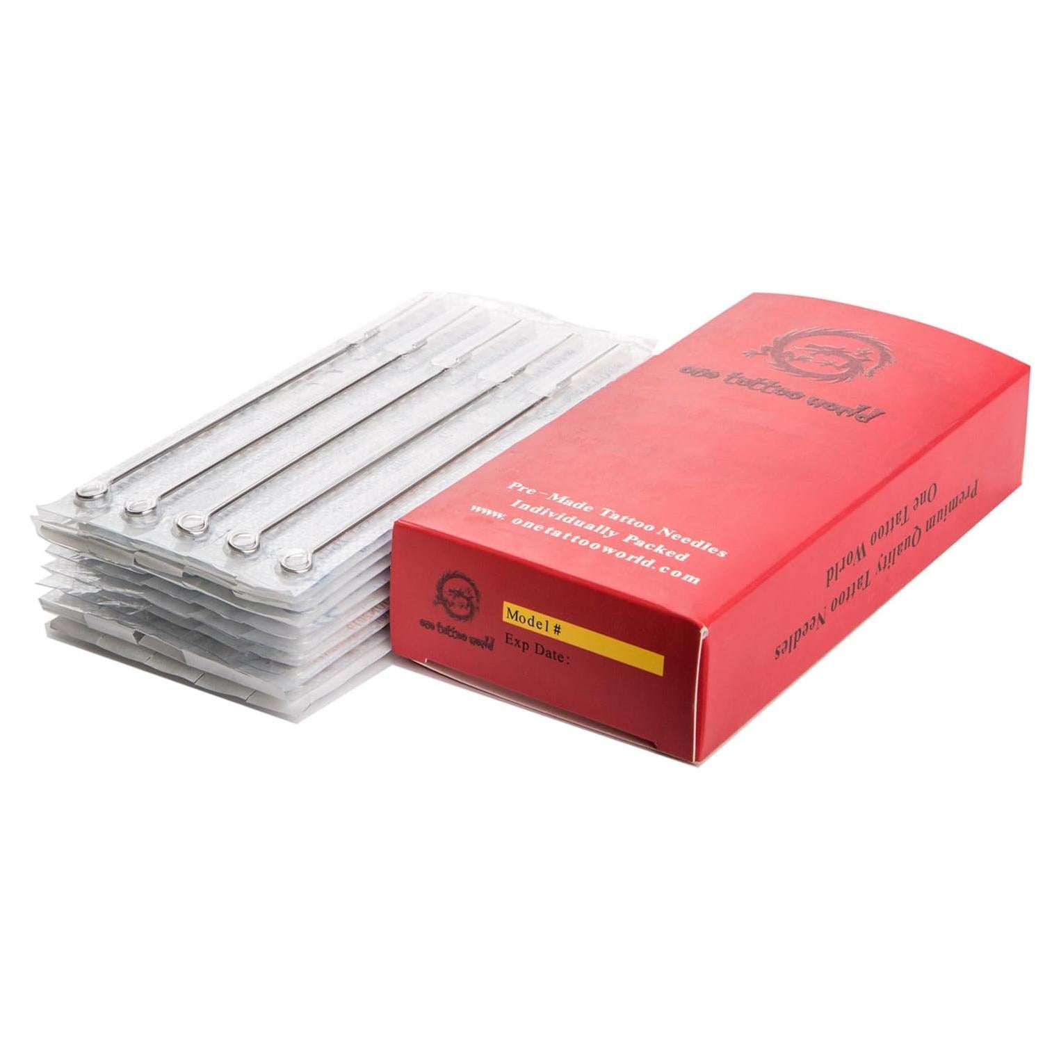 Agujas para Tatuar 5RS Esterilizadas - One Tattoo World - 50 Pcs