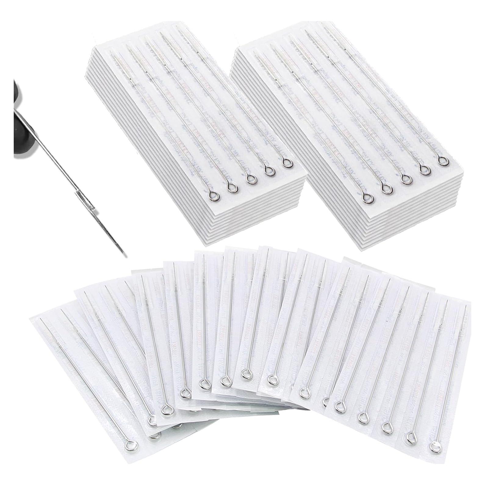 Agujas de Tatuaje LEEYUKA 50PCS Mixtas 3RL 5RL 7RL 9RL