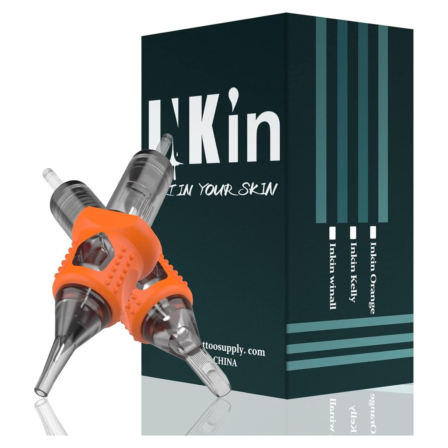 Cartuchos de Agujas de Tatuaje INKin 40Pcs Mixtos 3RL 5RL 7RL 9RL 11RL