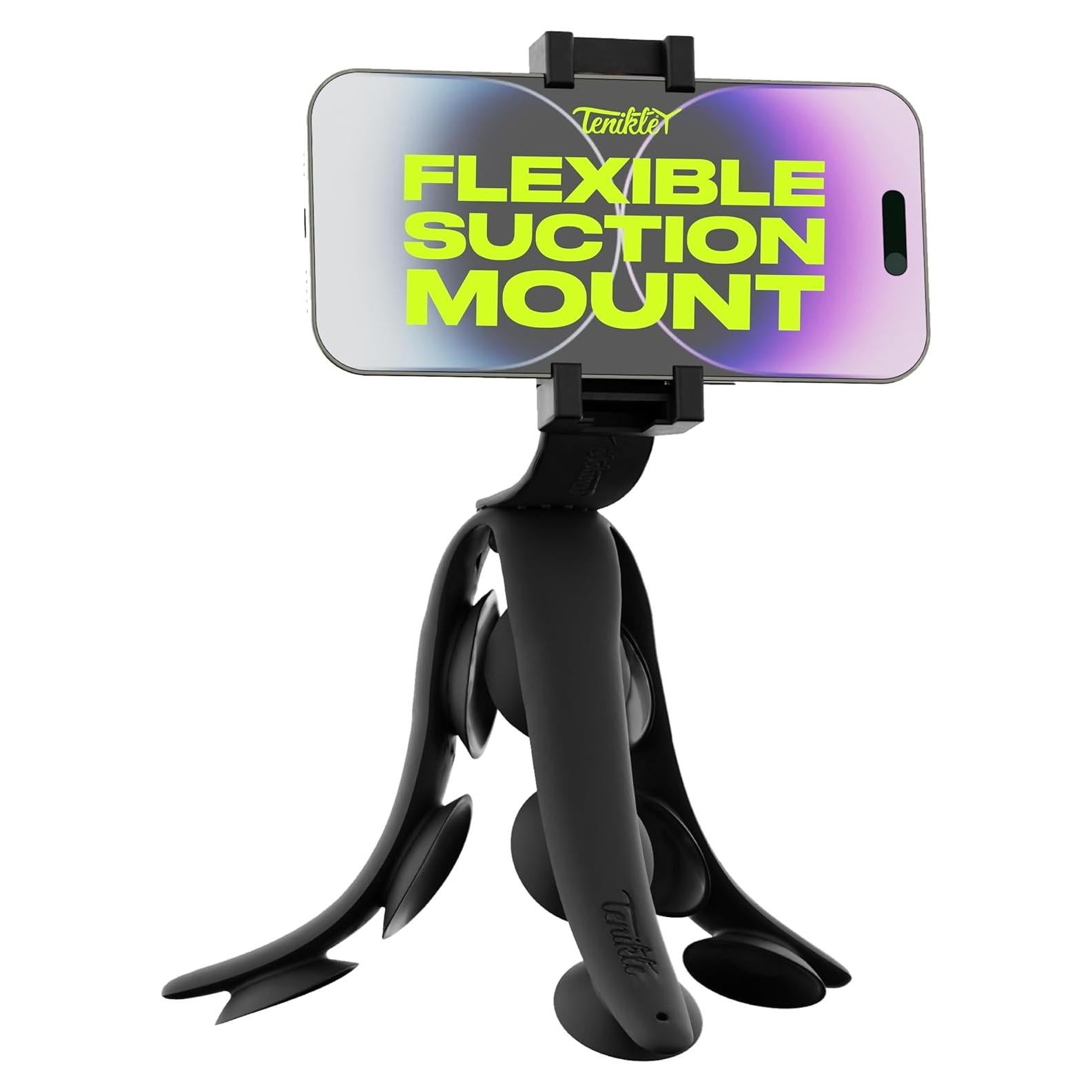 Tenikle PRO Trípode Flexible con Ventosa para Móvil y Cámara