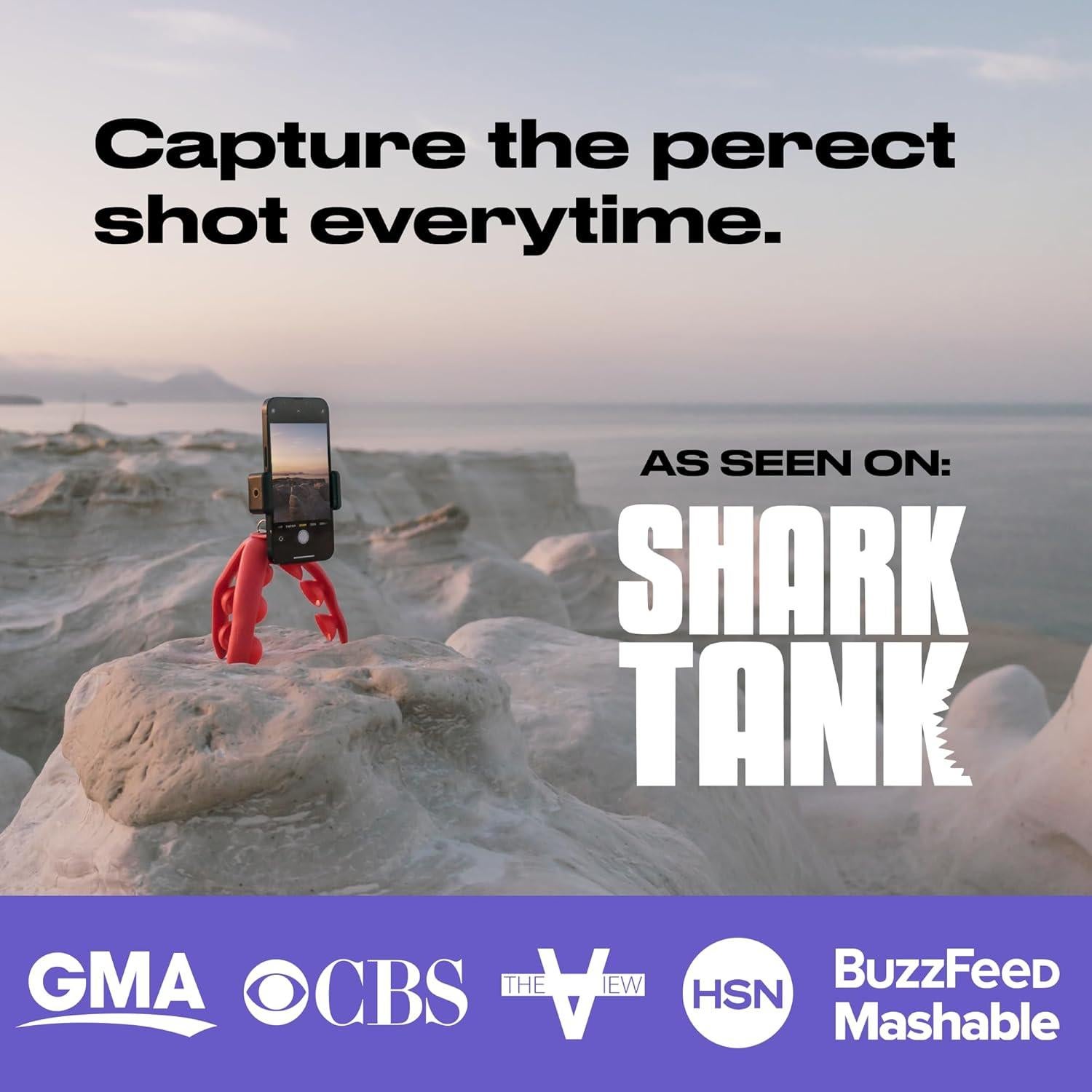 Tenikle PRO Trípode Flexible con Ventosa para Móvil y Cámara