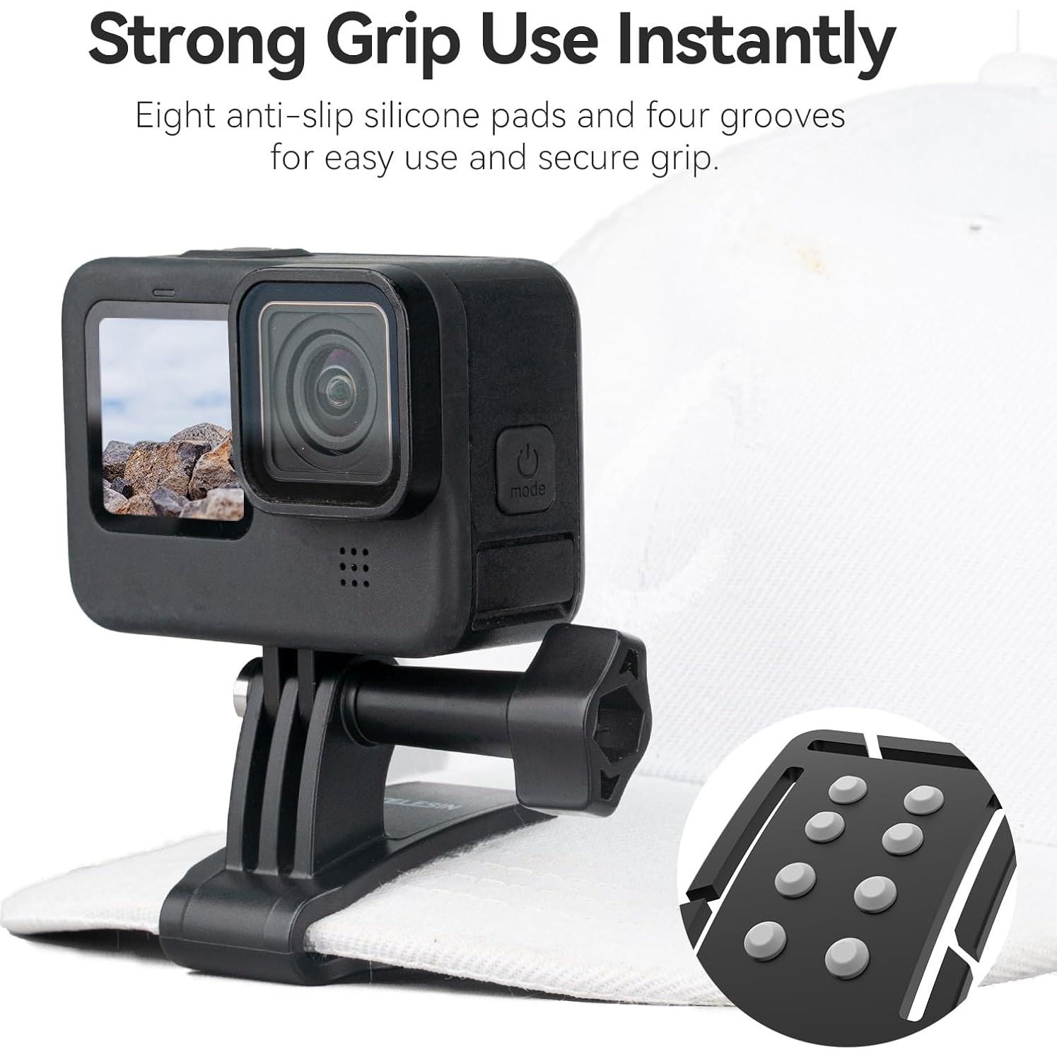 Soporte de Cabeza TELESIN Ajustable para Cámaras de Acción