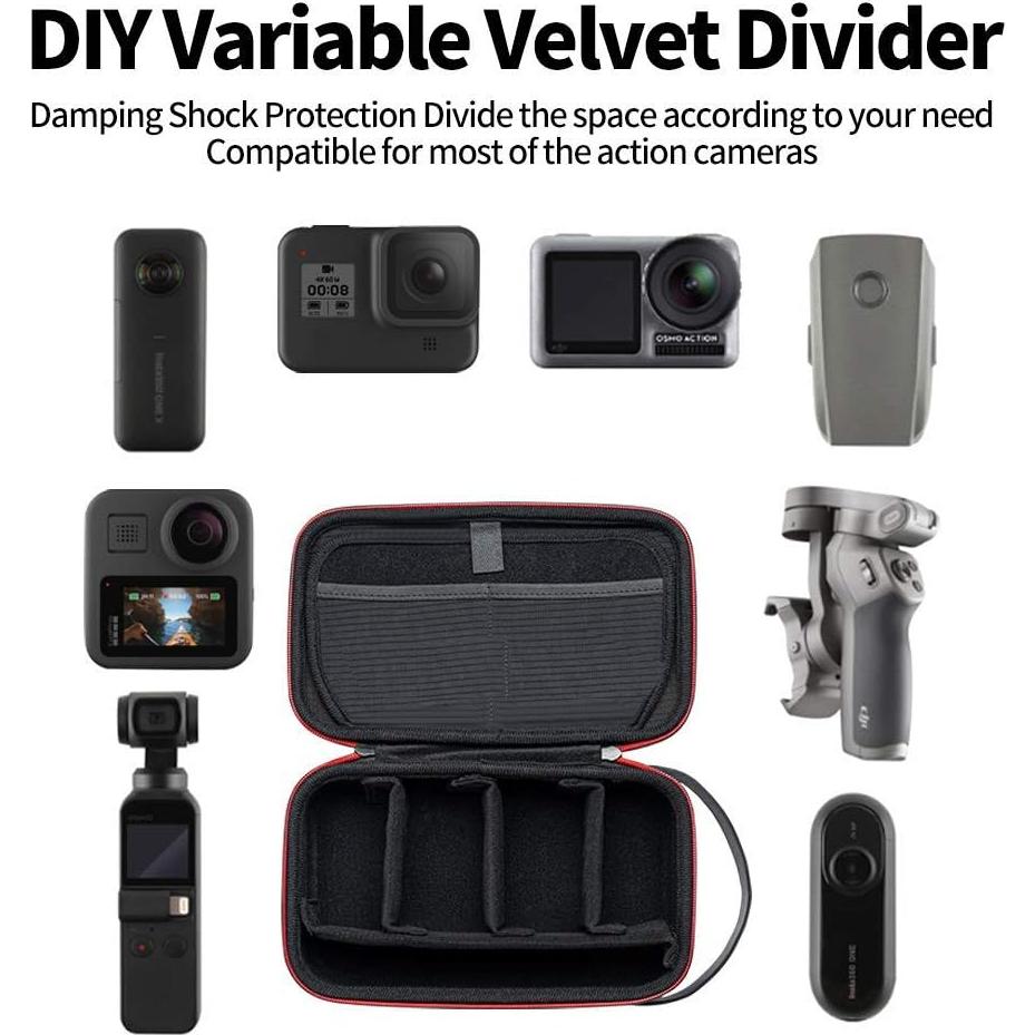 Estuche Organizador TELESIN para Cámara GoPro y DJI - Impermeable