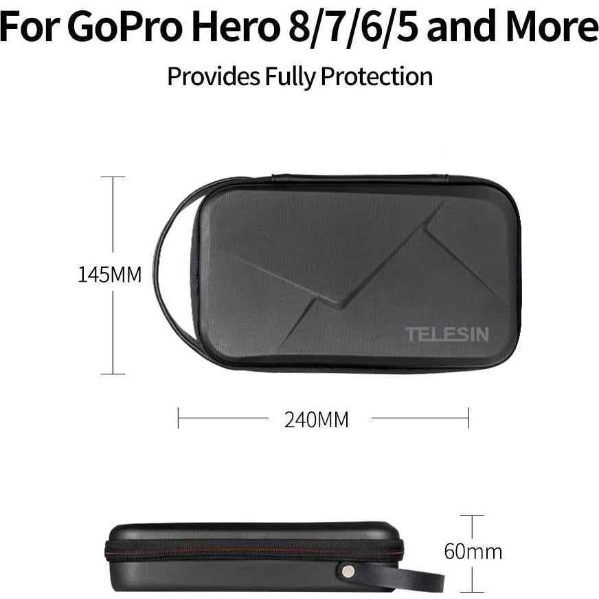 Estuche Organizador TELESIN para Cámara GoPro y DJI - Impermeable