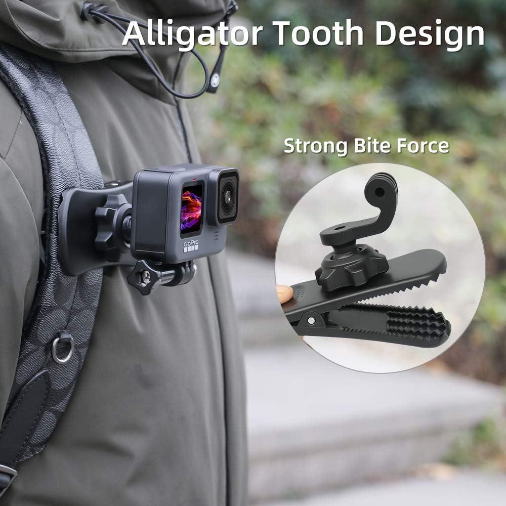 Clip de Montaje para Correa de Mochila GuoYU BC-2 360° Rotación