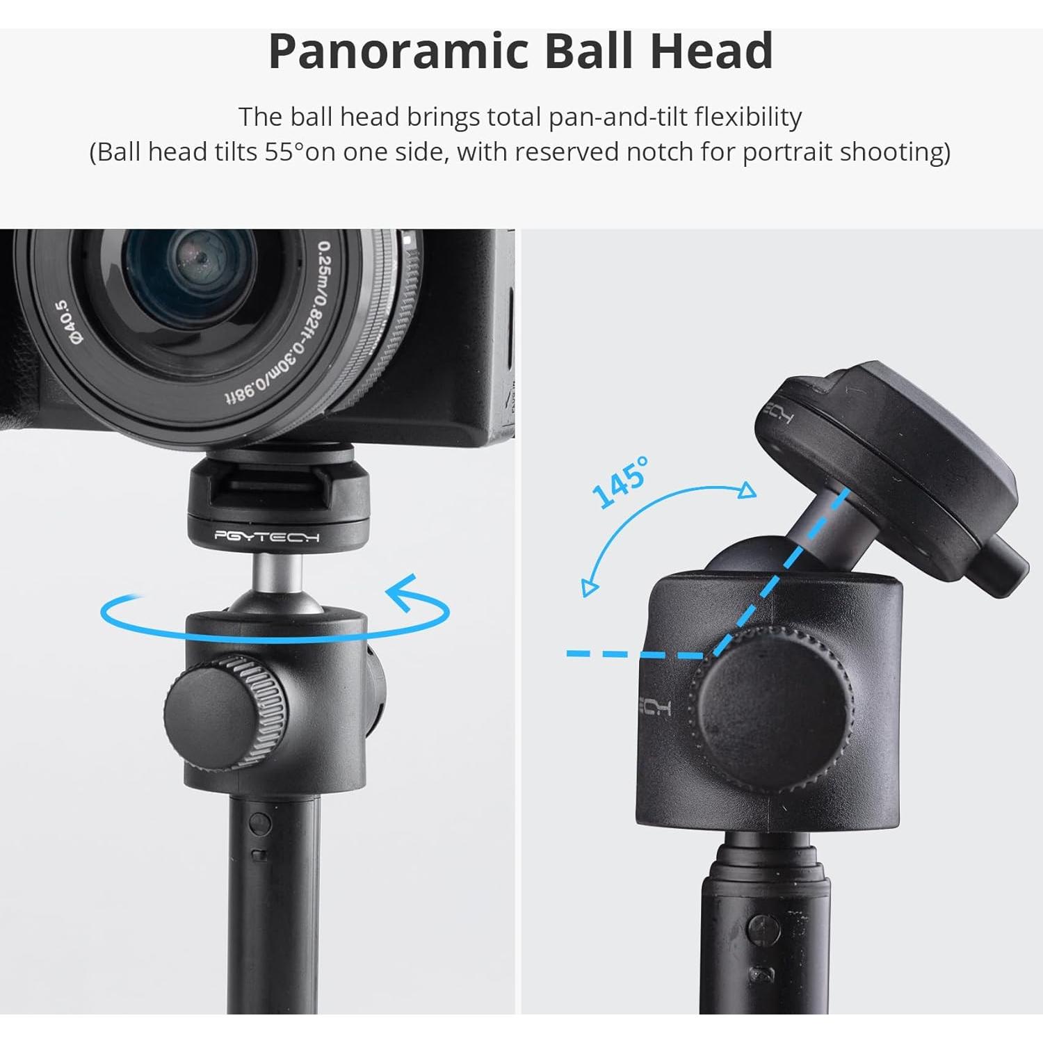 Trípode Extensible CapLock PGYTECH para Cámaras de Acción