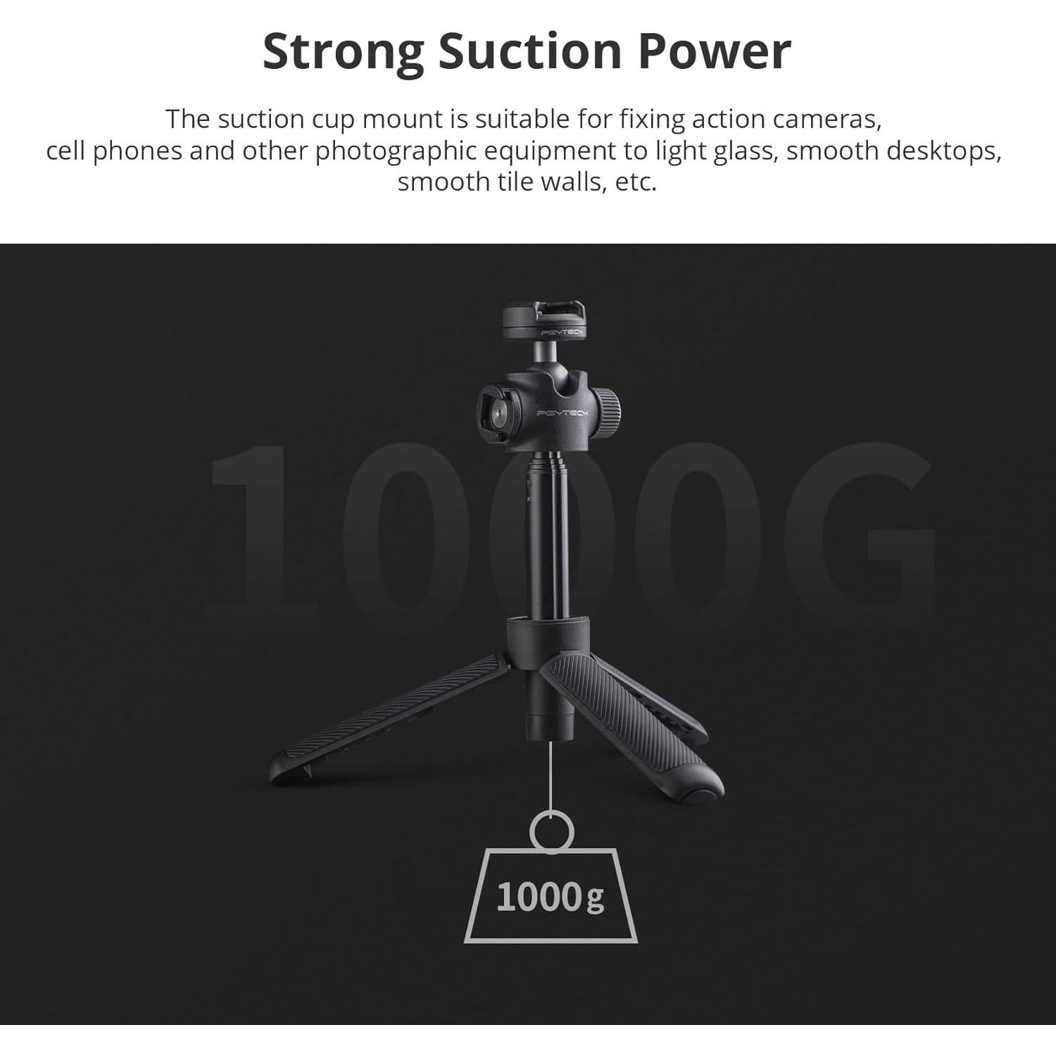 Trípode Extensible CapLock PGYTECH para Cámaras de Acción