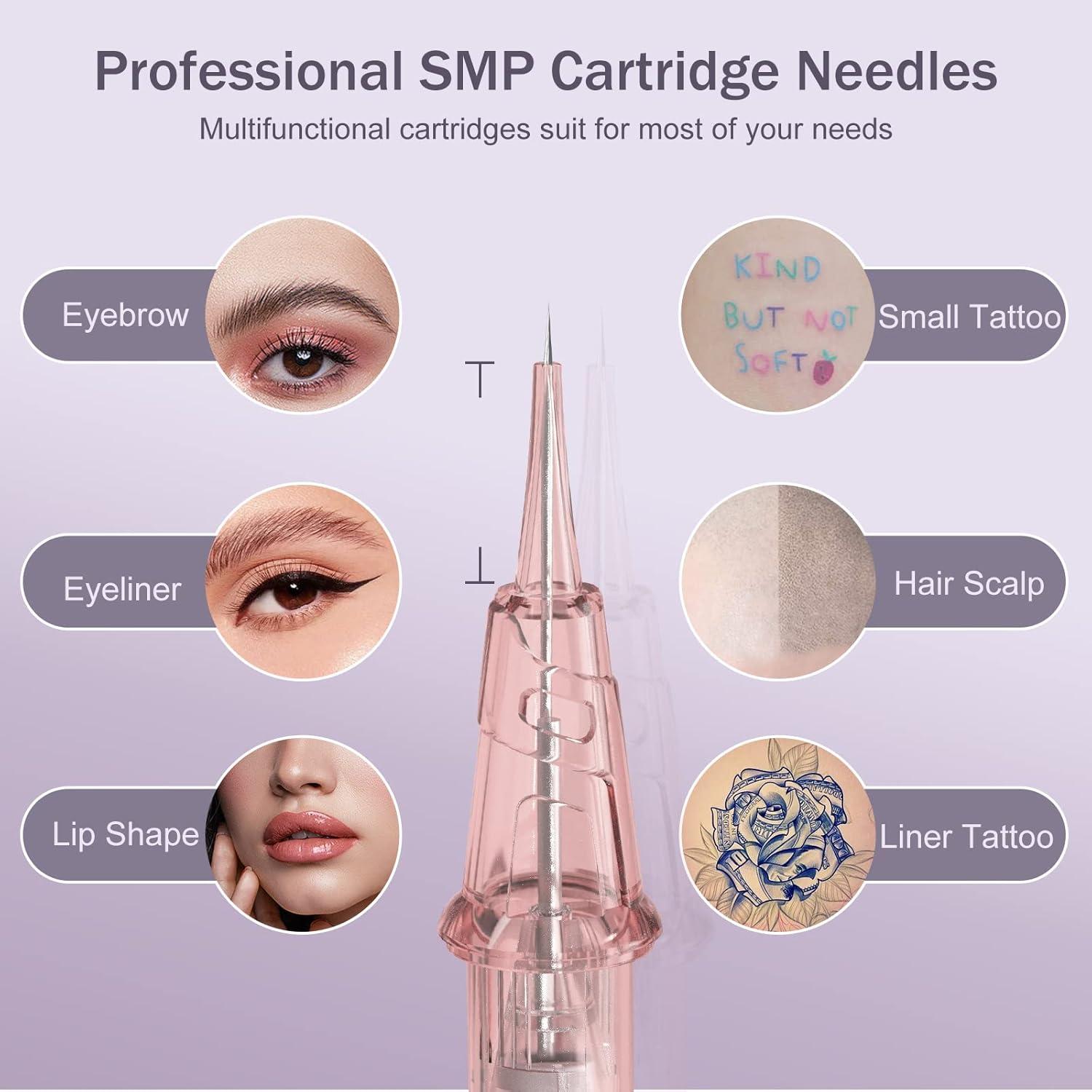 Agujas de Cartucho Pinki EZ para Tatuaje 20Pcs 0.3MM 1RL