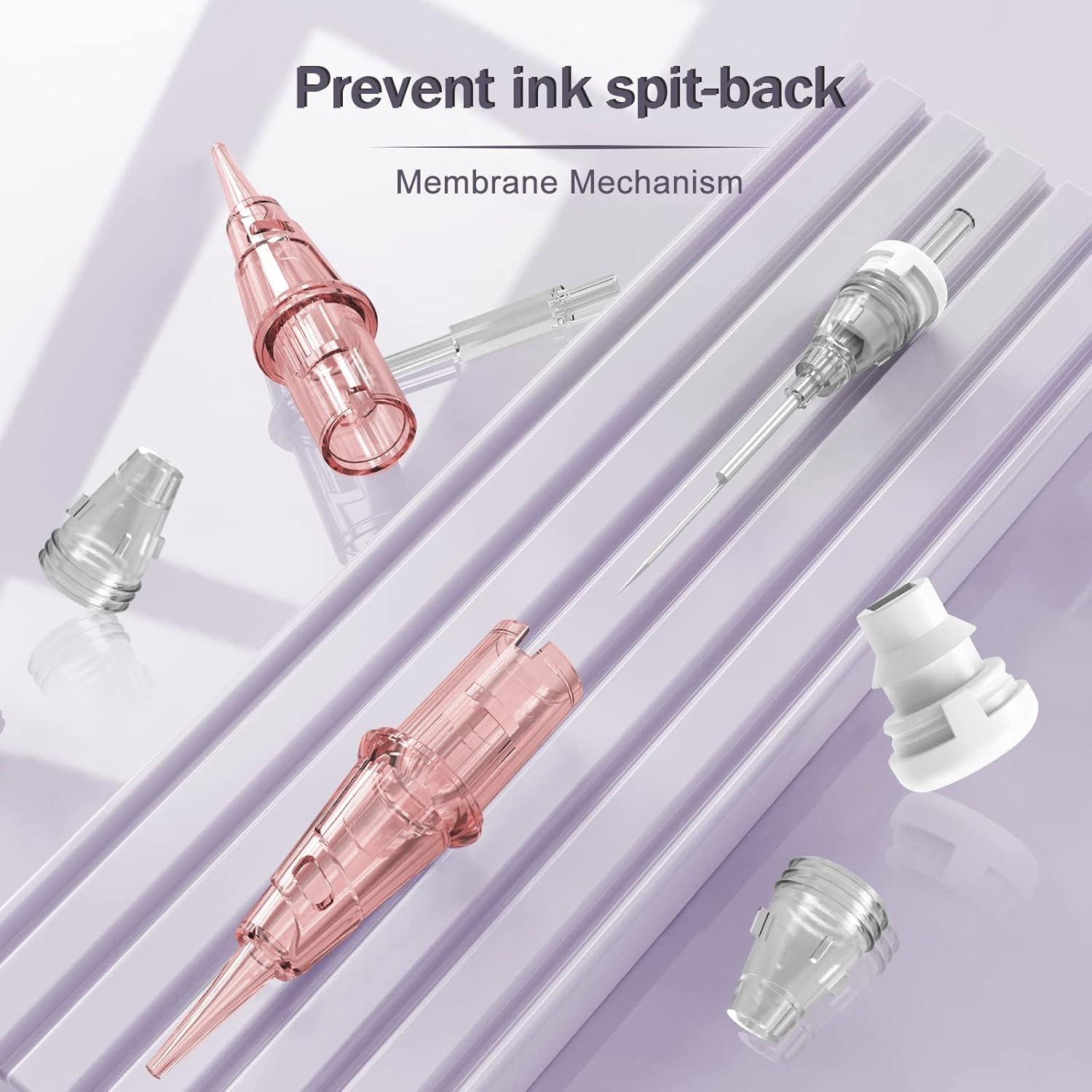 Agujas de Cartucho Pinki EZ para Tatuaje 20Pcs 0.3MM 1RL