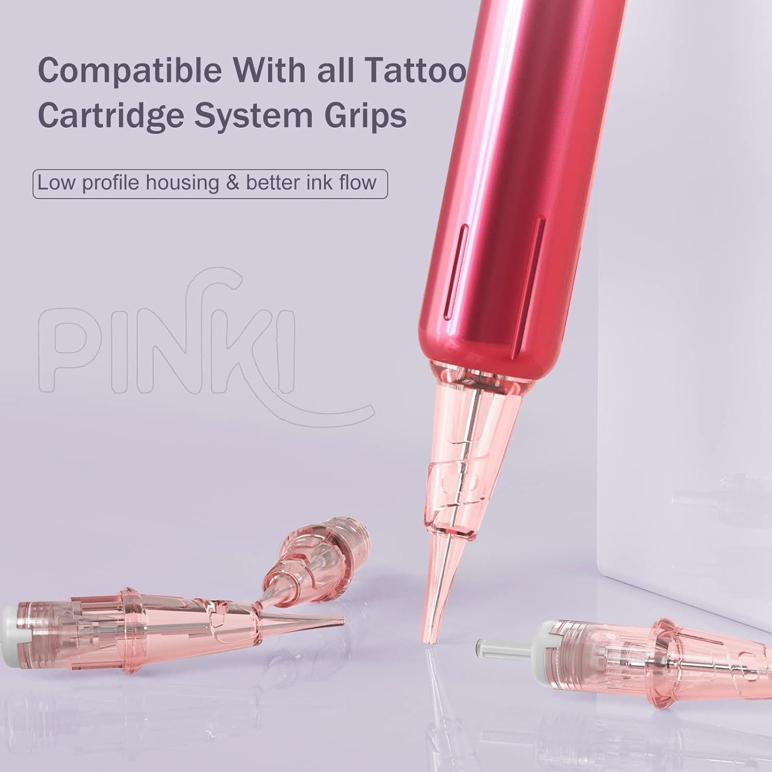 Agujas de Cartucho Pinki EZ para Tatuaje 20Pcs 0.3MM 1RL