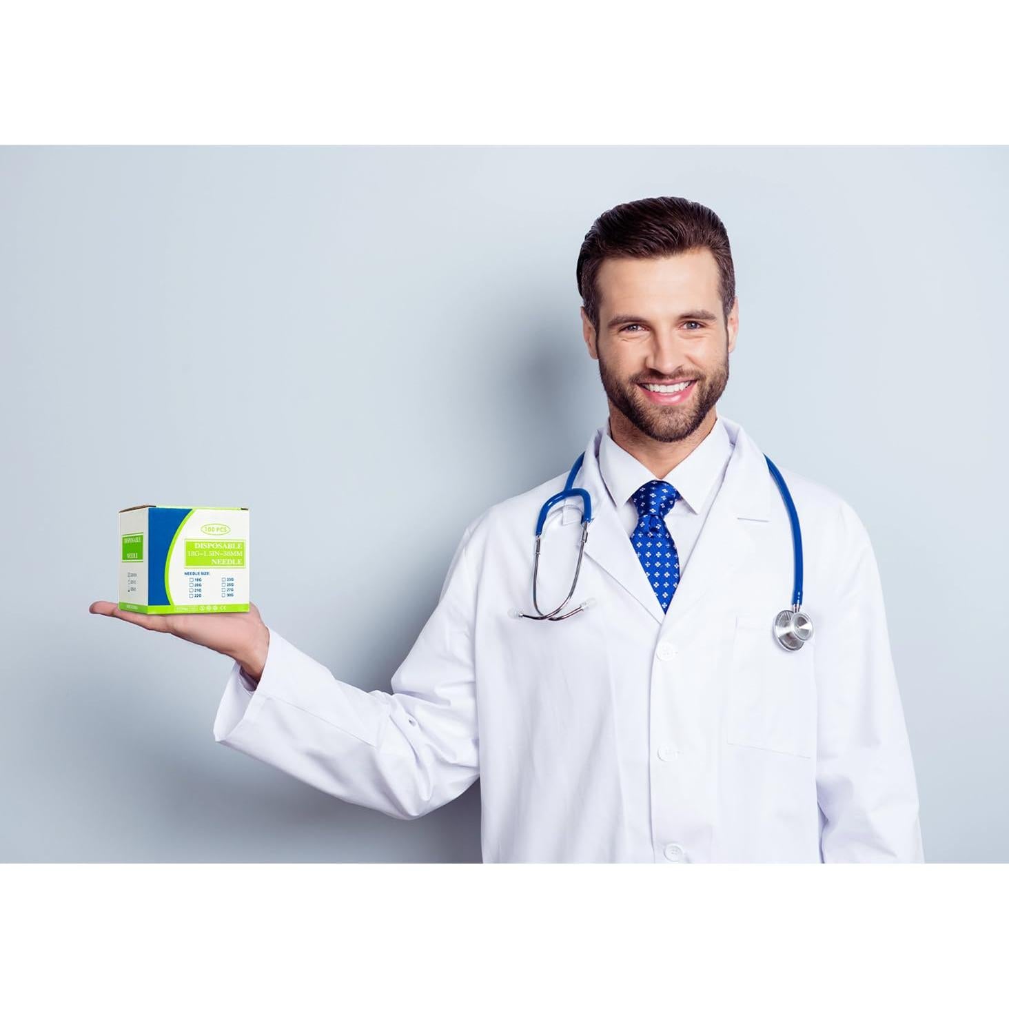 Agujas estériles desechables SHAOTONG 30G 1.27cm 100 unidades