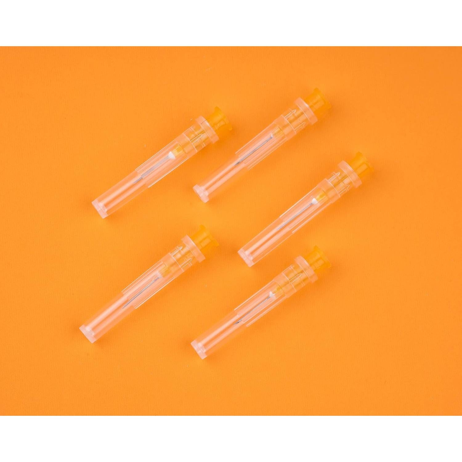 Aguja desechable Luer Lock XUONFEE 100Pack 25G 1.27cm