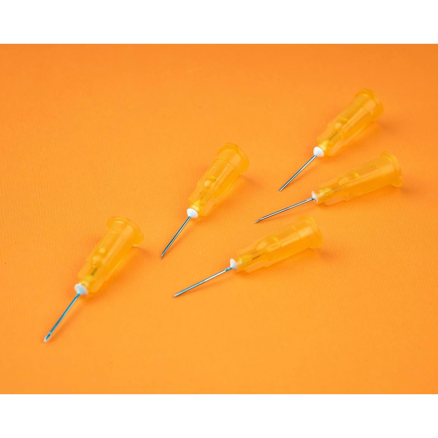 Aguja desechable Luer Lock XUONFEE 100Pack 25G 1.27cm