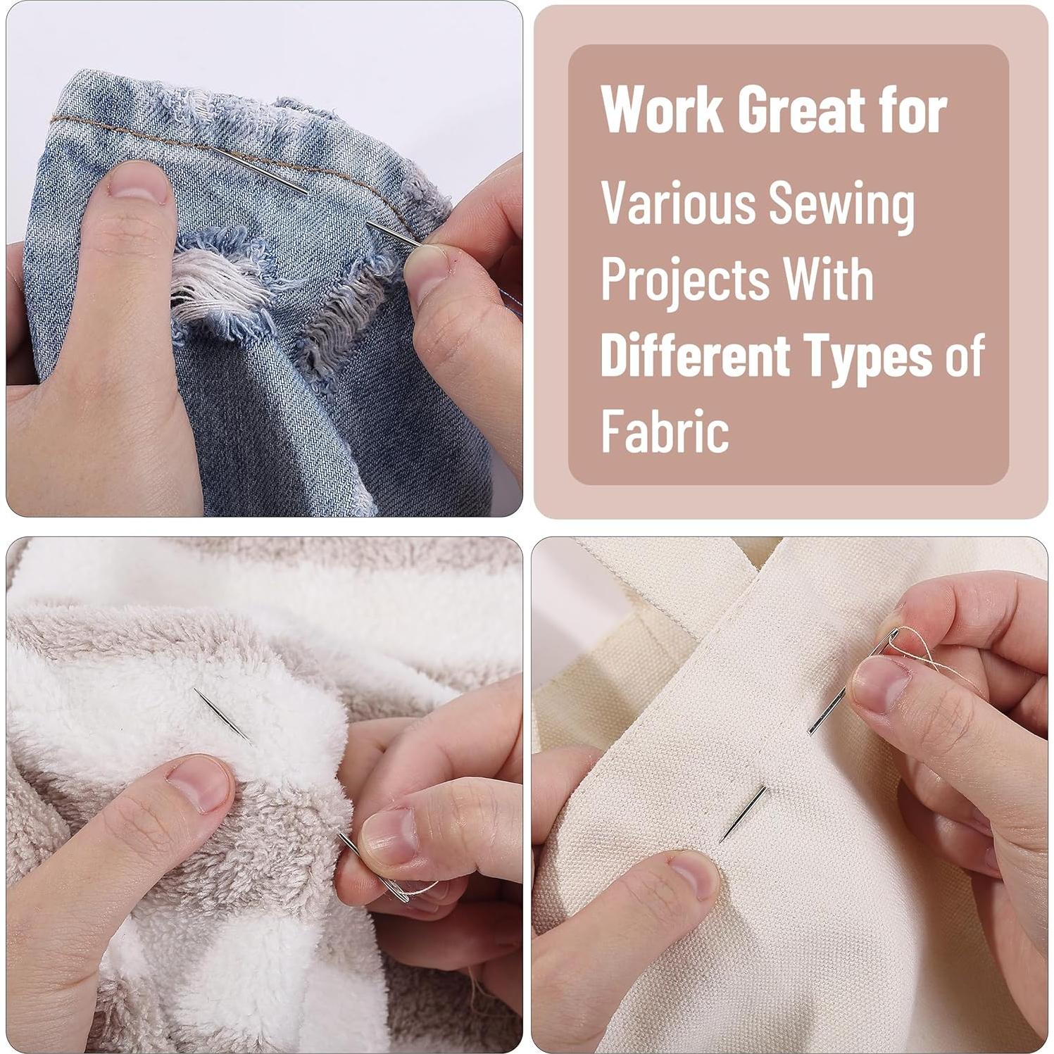 Agujas de Ojo Grande Mr. Pen 50 pcs en Tubo de Madera