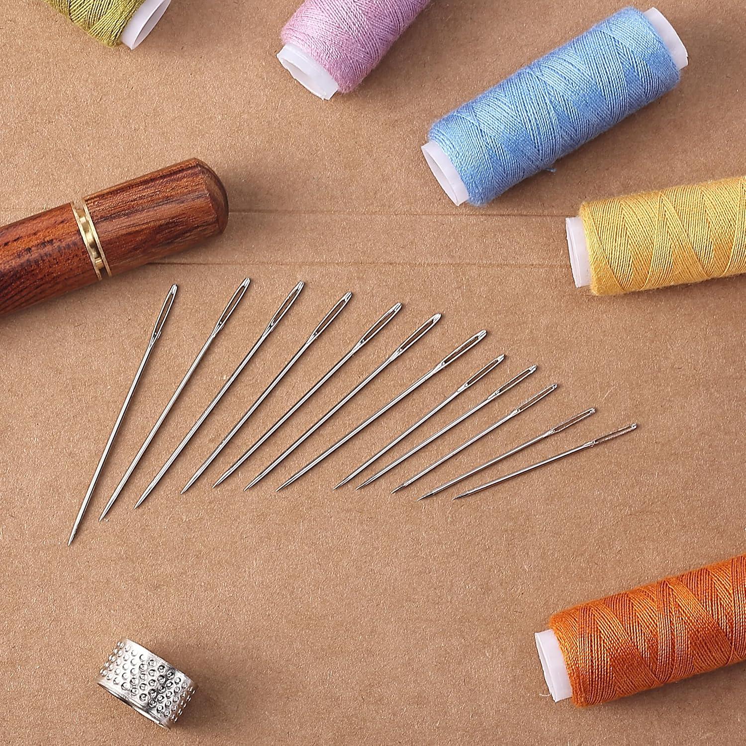 Agujas de Ojo Grande Mr. Pen 50 pcs en Tubo de Madera