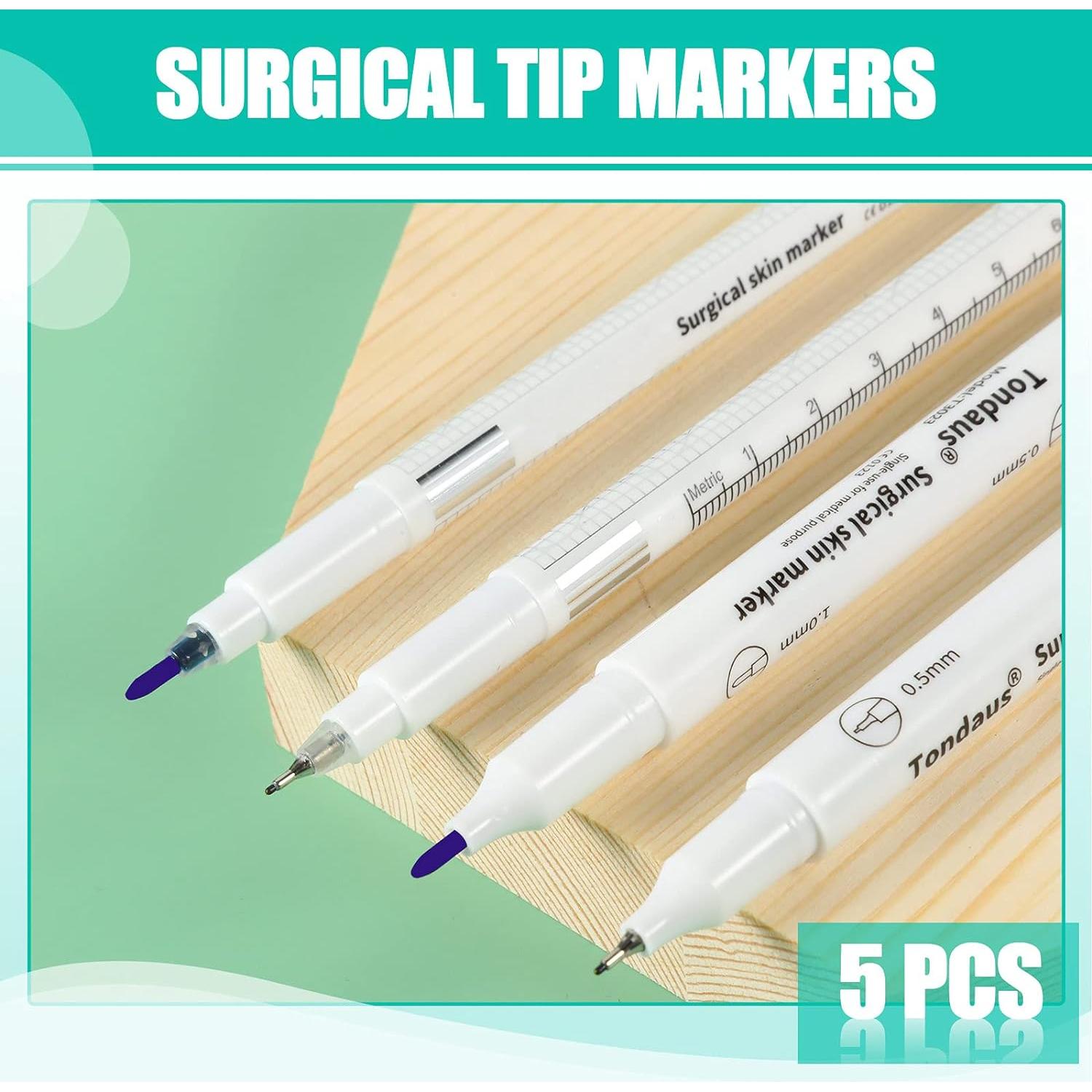 Marcadores de Tatuaje Zonon 5 Piezas 0.5mm y 1mm