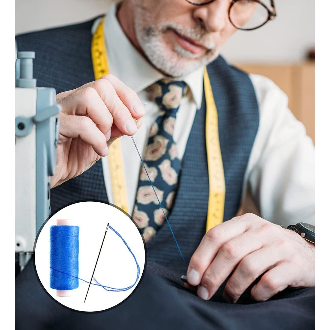 75 Agujas de Coser a Mano JollMono con Enhebradores