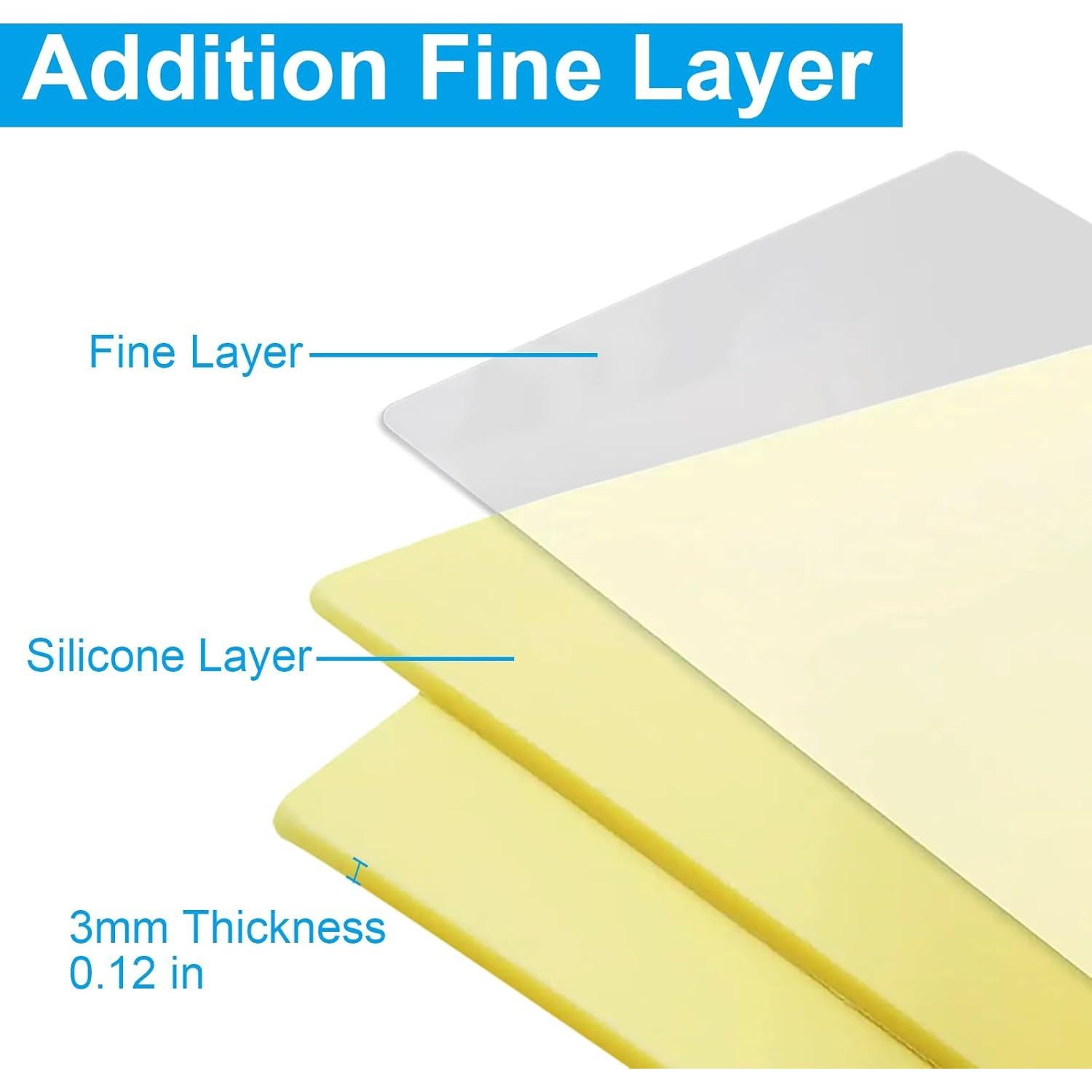 Piel de Tatuaje Emalla 3mm 5Pcs Grande Silicona Doble Cara