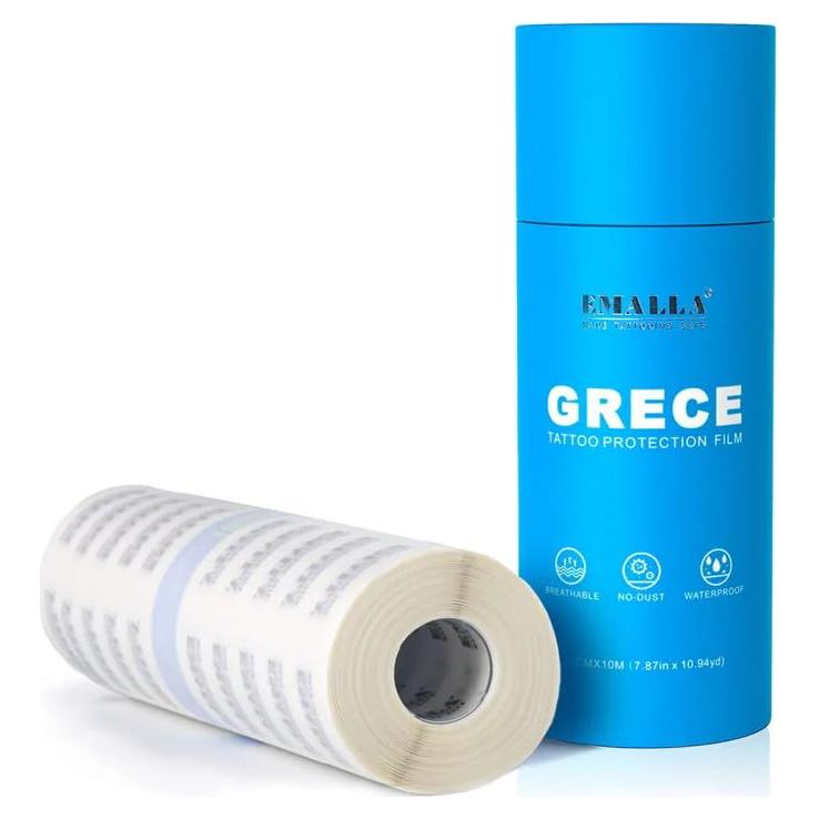 Emalla Vendaje para Tatuajes 20.32cm x 10.67m Impermeable