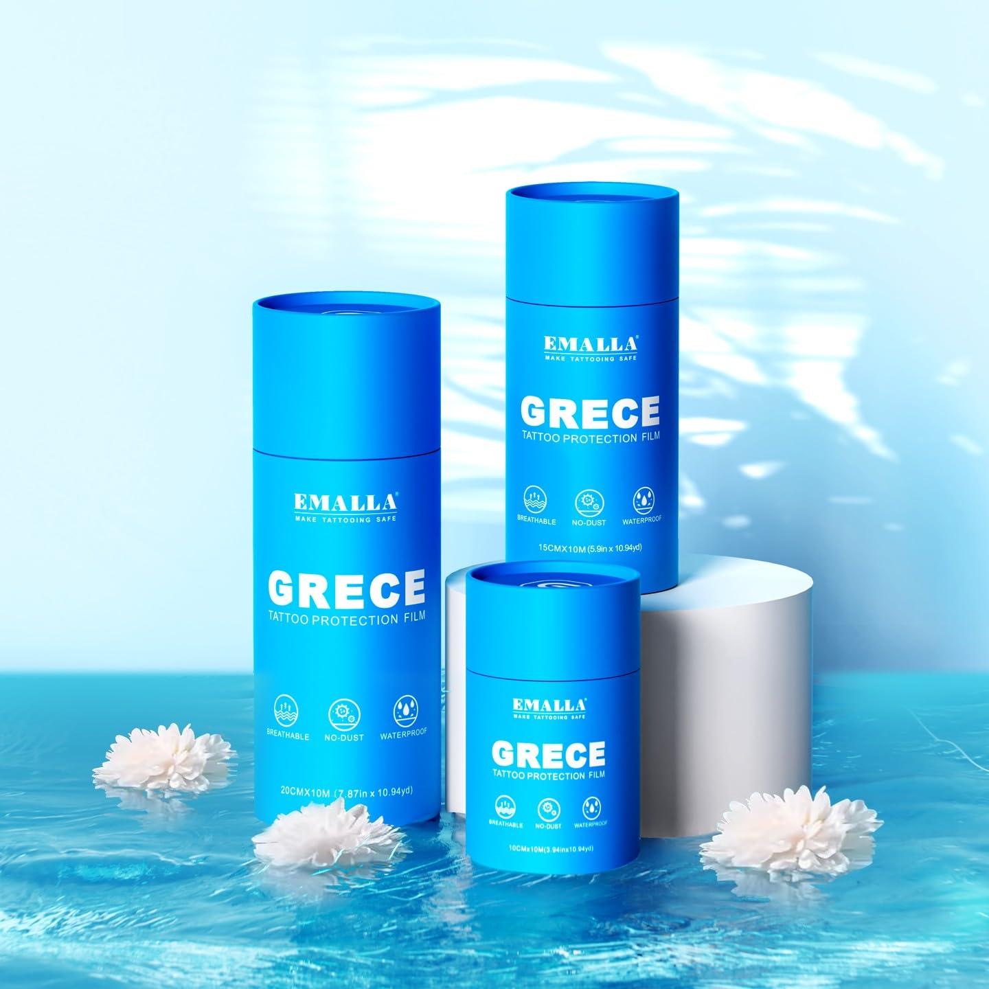 Emalla Vendaje para Tatuajes 20.32cm x 10.67m Impermeable