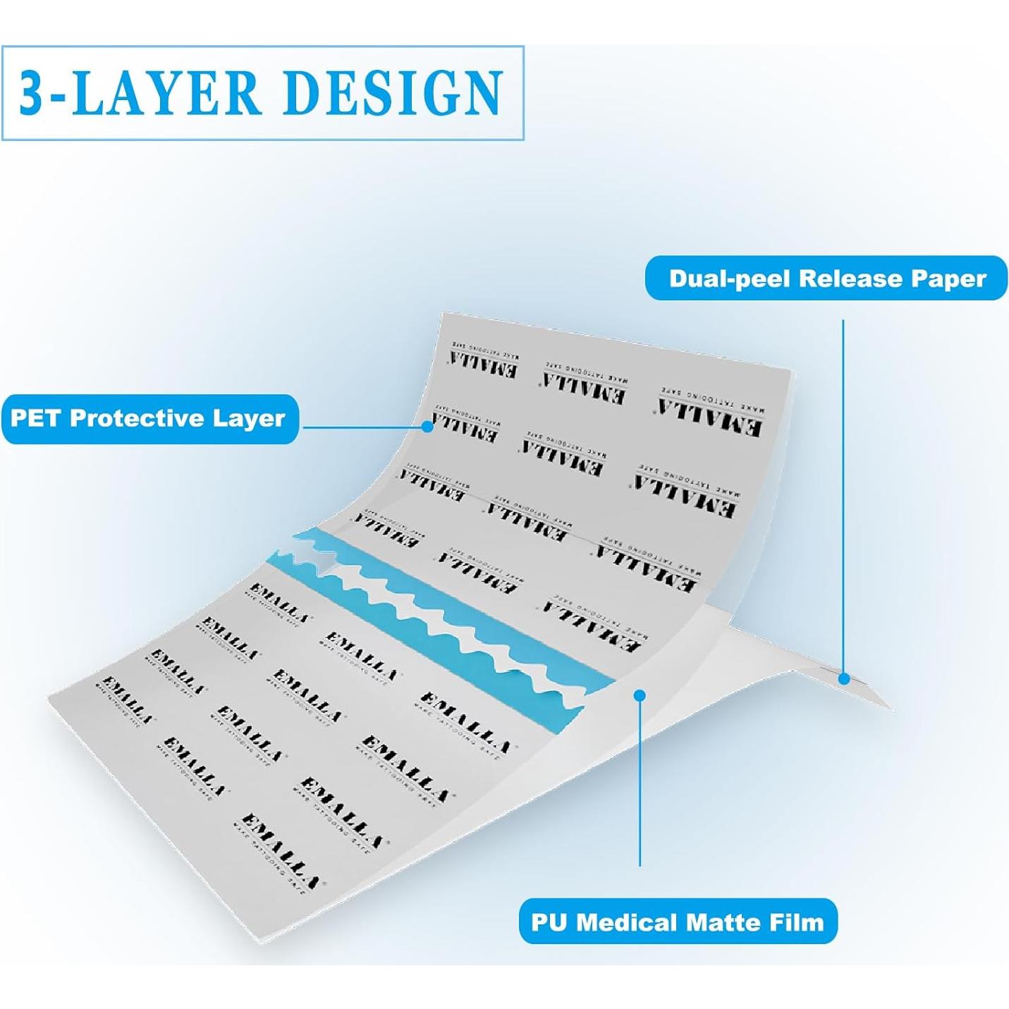 Vendaje para Cuidado de Tatuajes SOTICA 15.24cm x 9.14m Impermeable