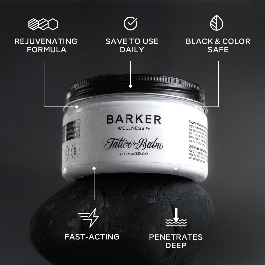 Bálsamo para Tatuajes Barker Wellness - Cuidado Vegano 113g